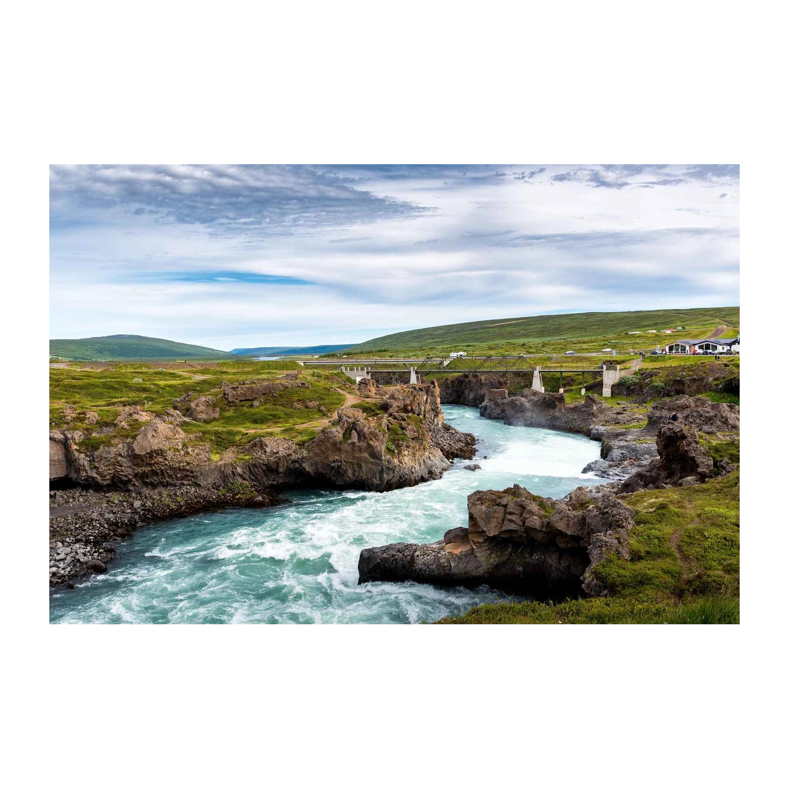 Majestic Waterfall Landscape Wall Art