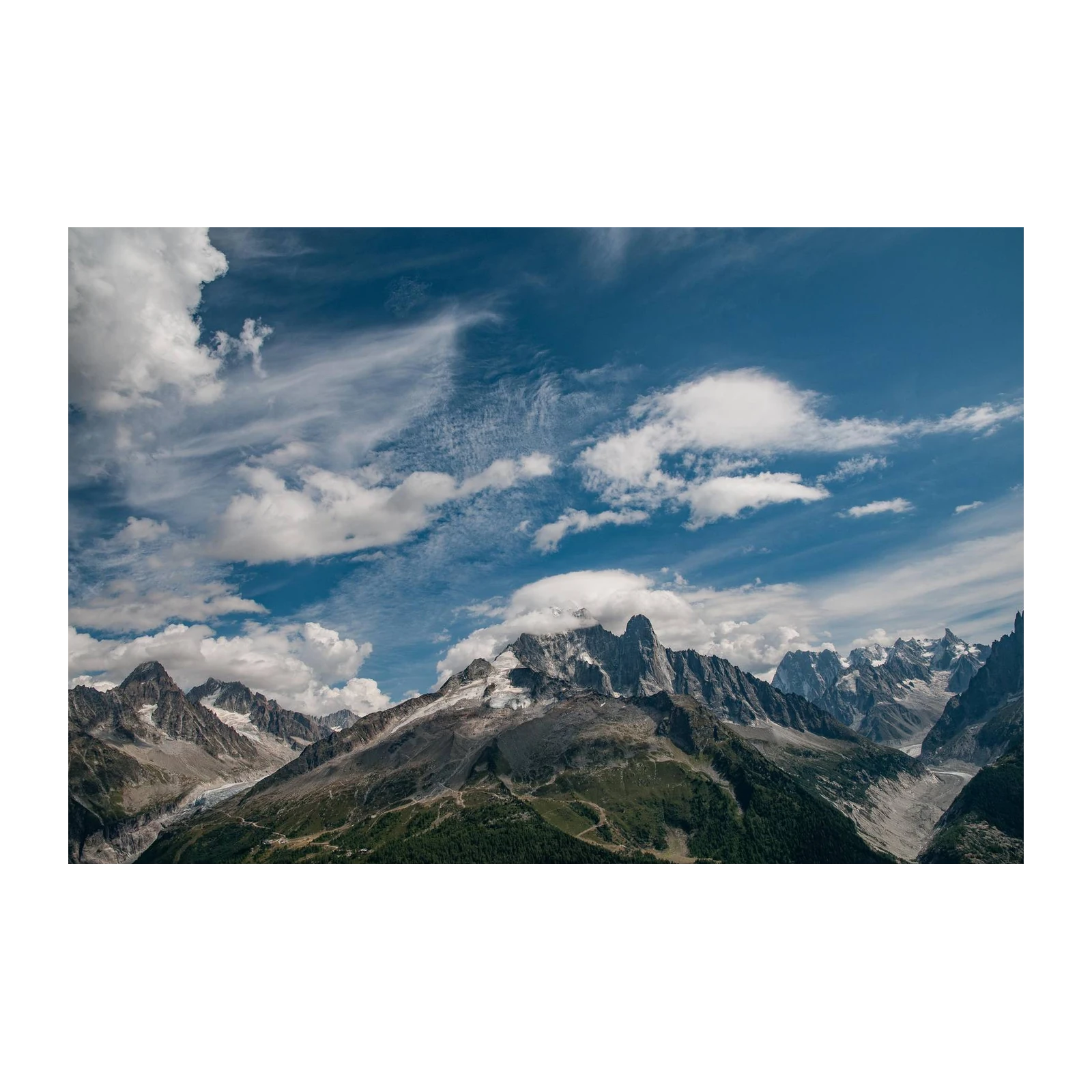 Majestic Alpine Peaks Wall Art