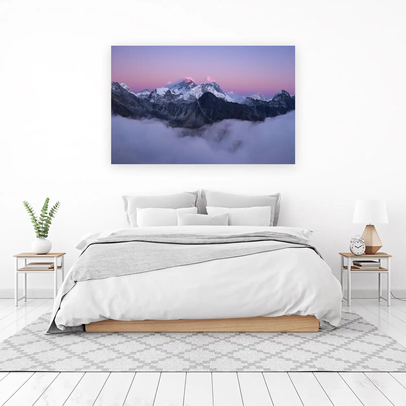 Majestic Everest Sunrise Mountain Wall Art