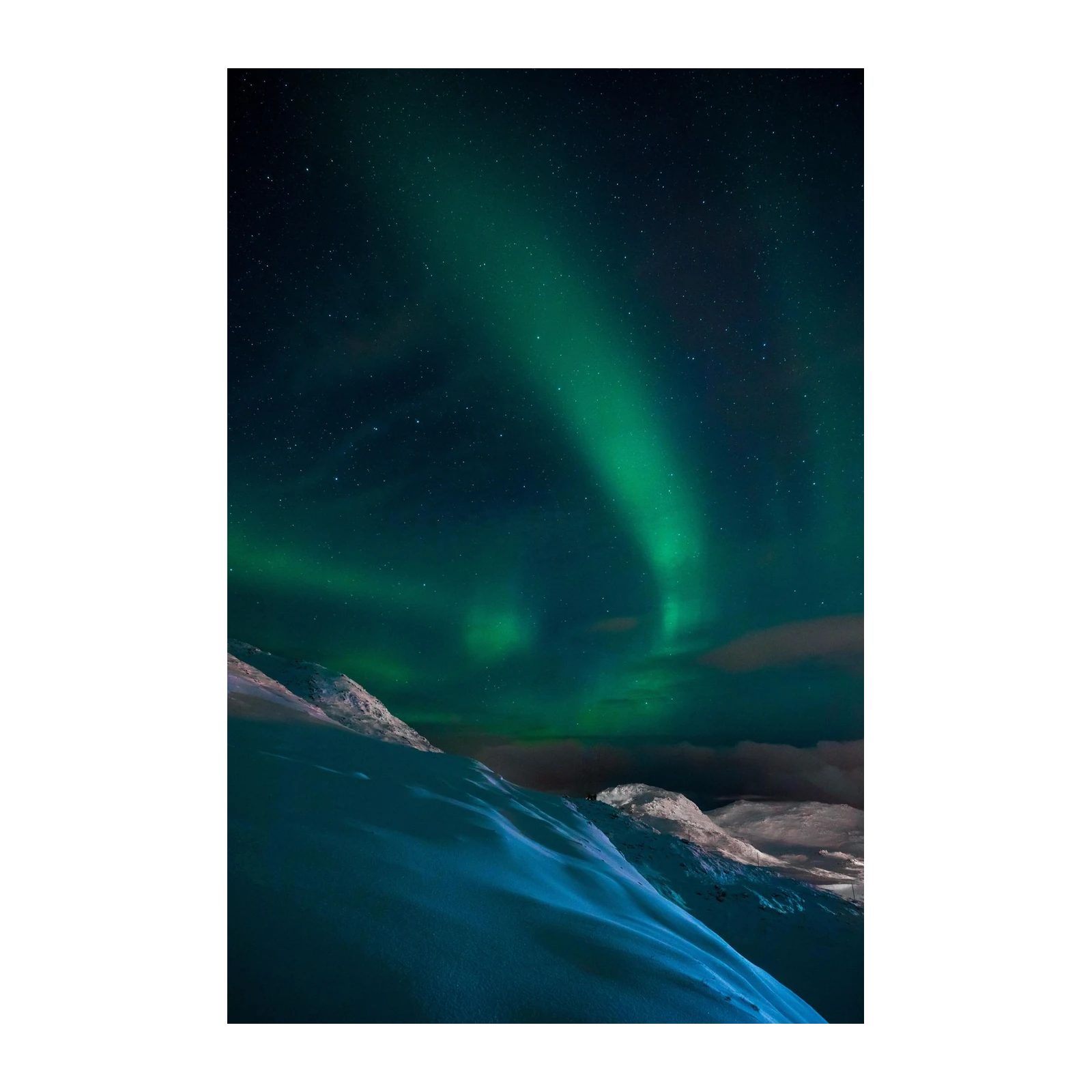 Aurora Borealis Landscape Wall Art