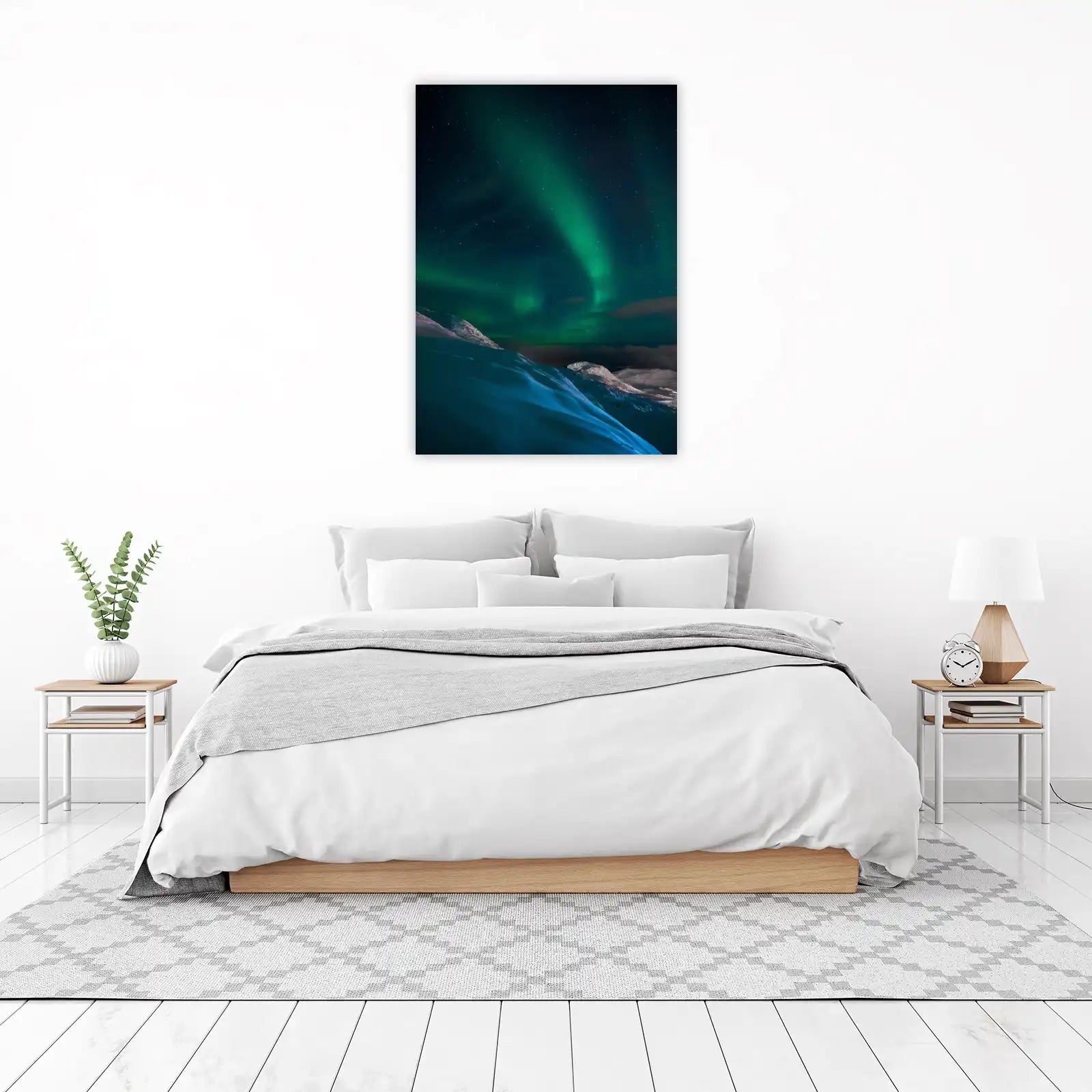 Aurora Borealis Landscape Wall Art