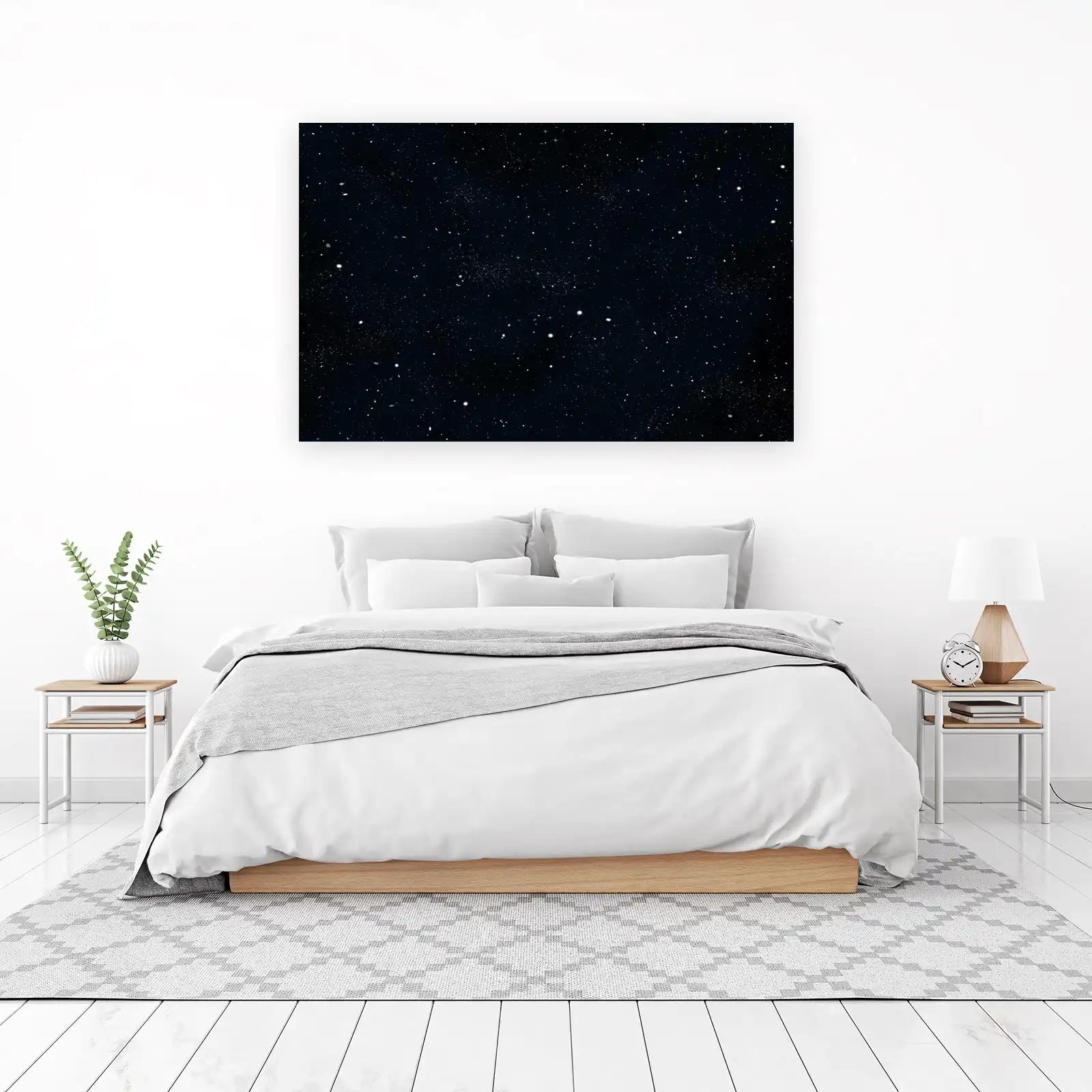 Cosmic Nebula Starry Night Wall Art