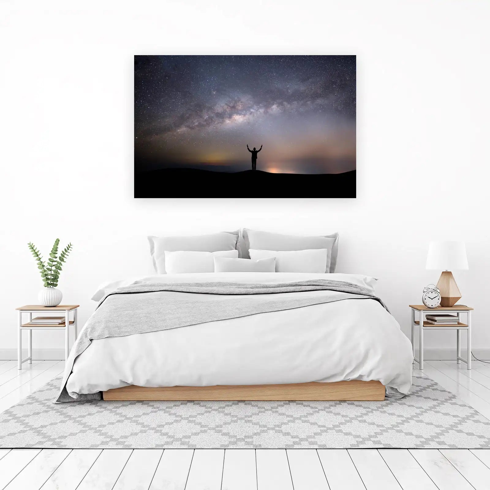 Milky Way Silhouette Wall Art