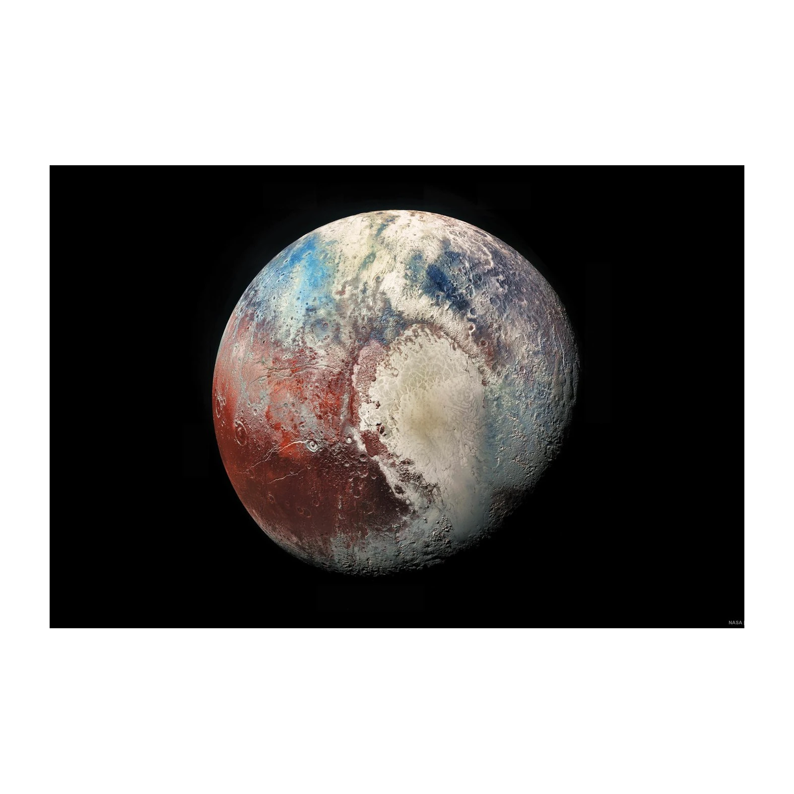 Stunning Pluto: Cosmic Wonder Wall Art