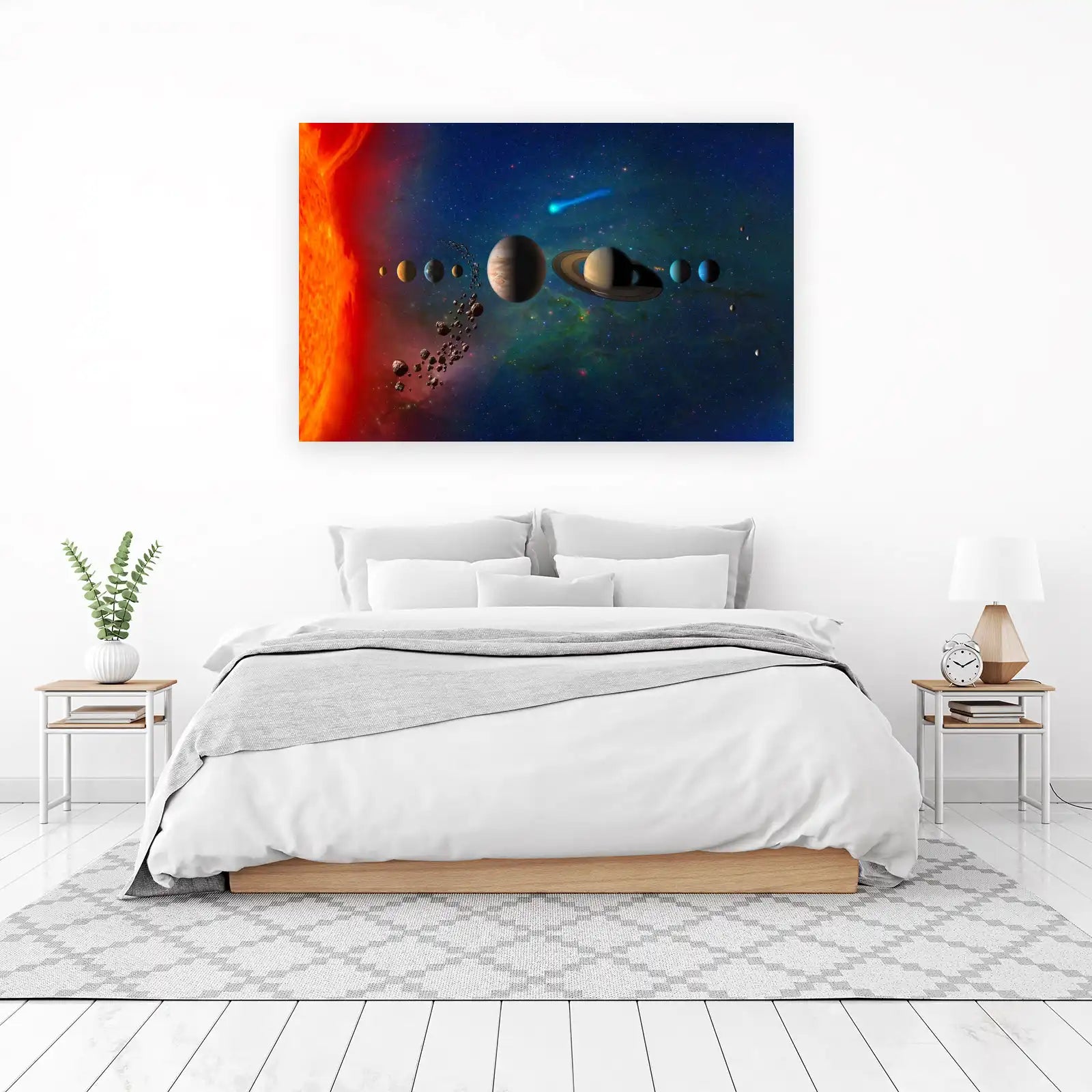 Solar System & Nebula Wall Art Wall Art