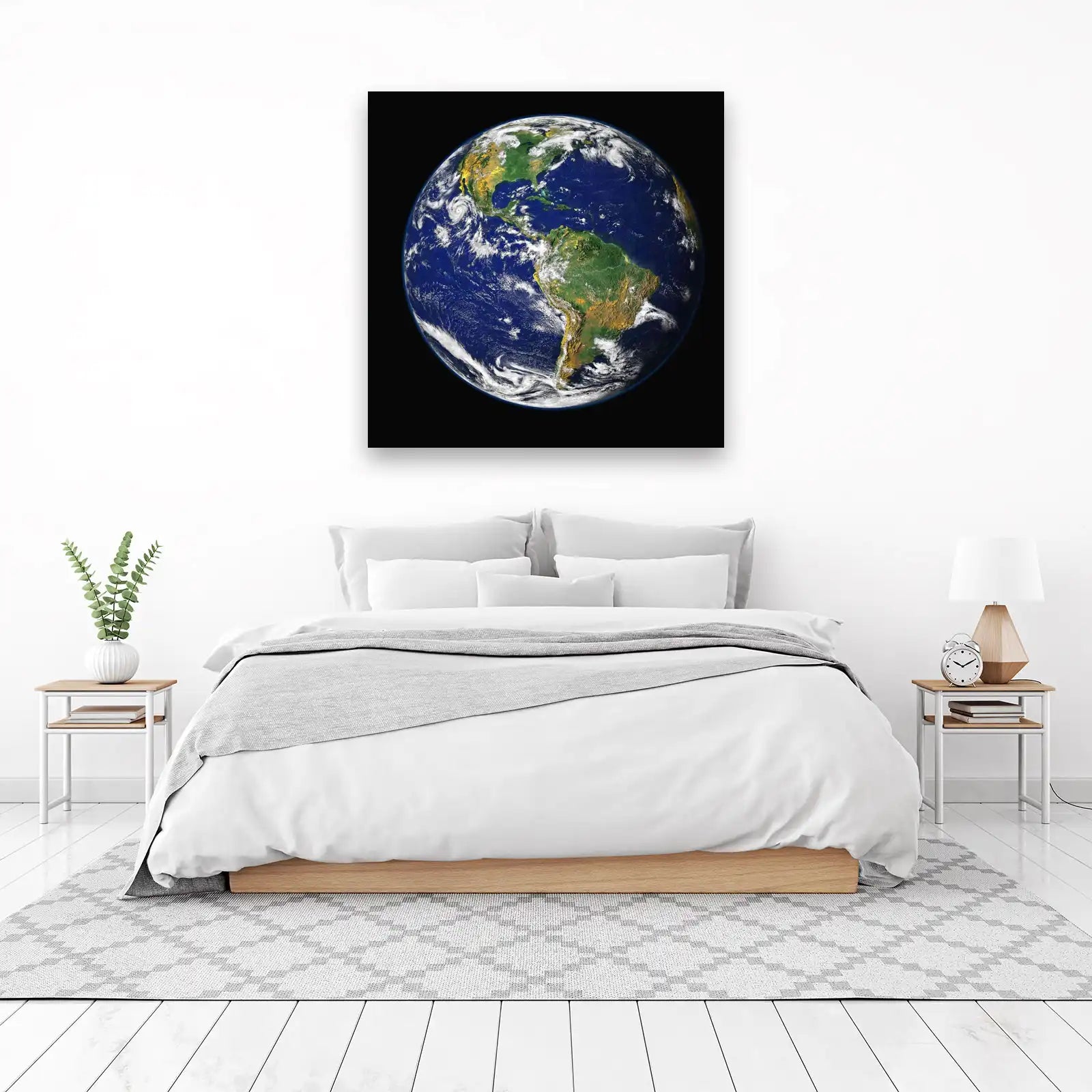 Planet Earth & Hurricane Wall Art