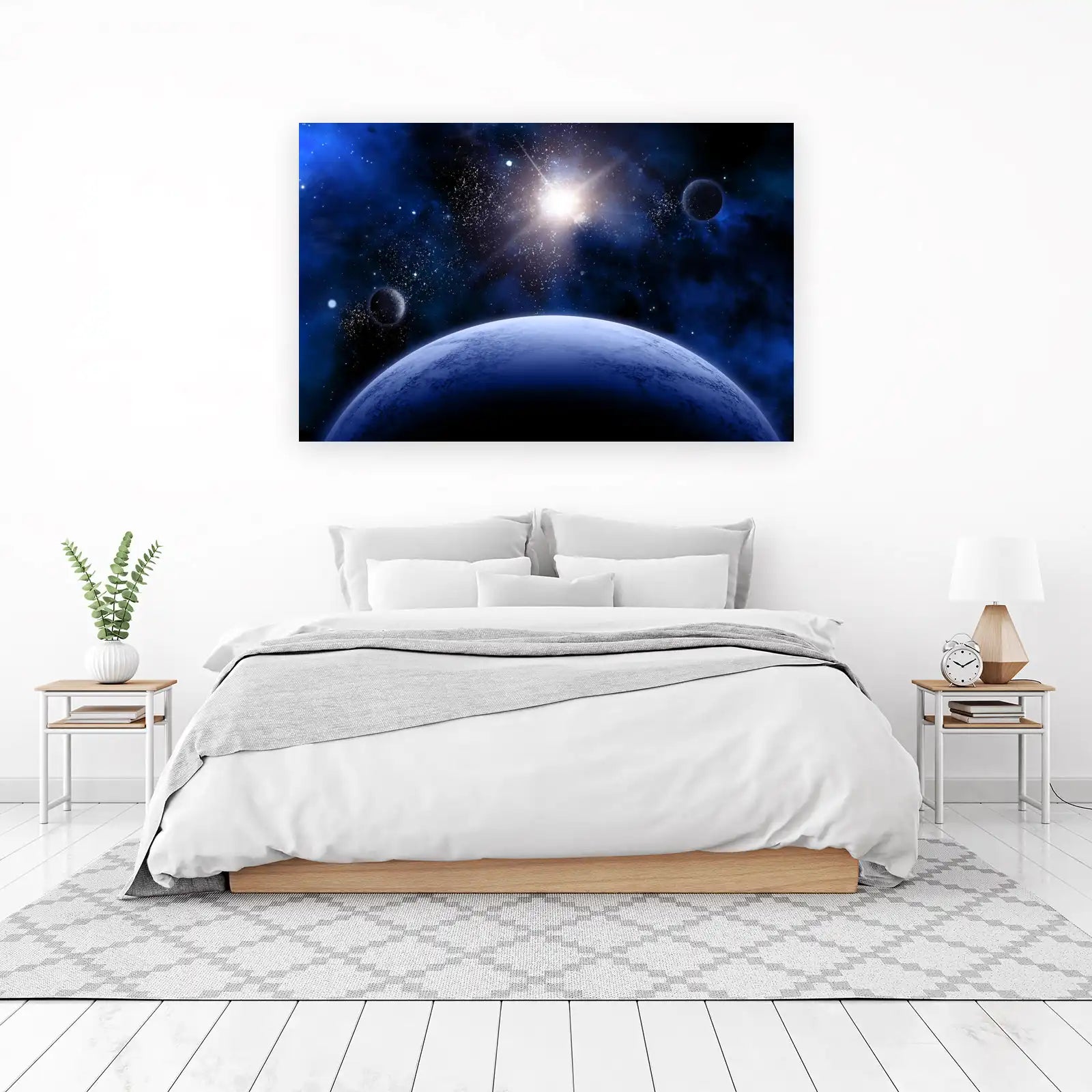 Cosmic Wonder Planet Galaxy Wall Art