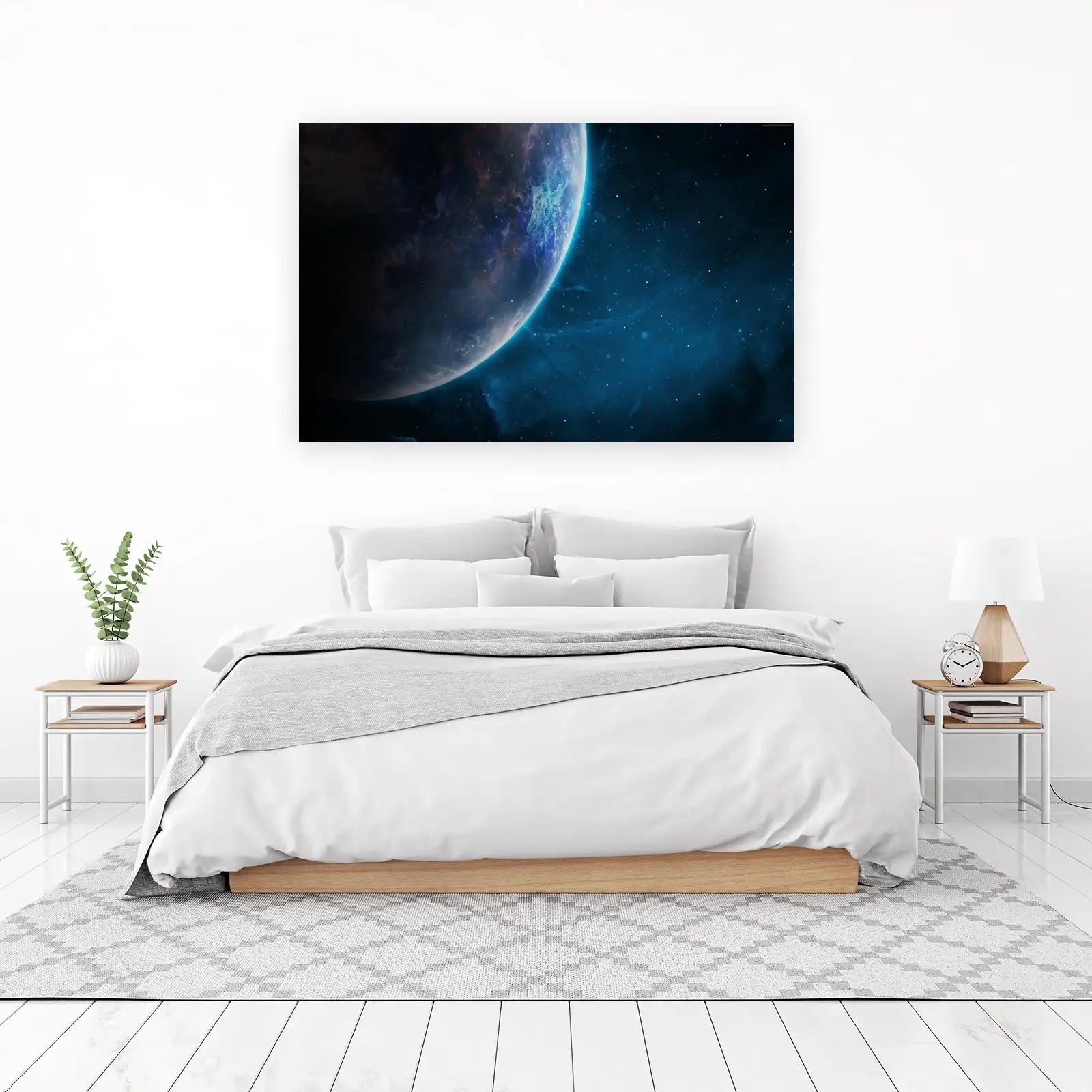 Cosmic Nebula Planet Wall Art