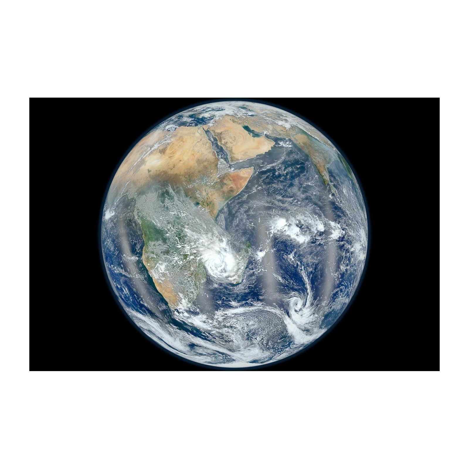 Majestic Earth View: African Coast Wall Art