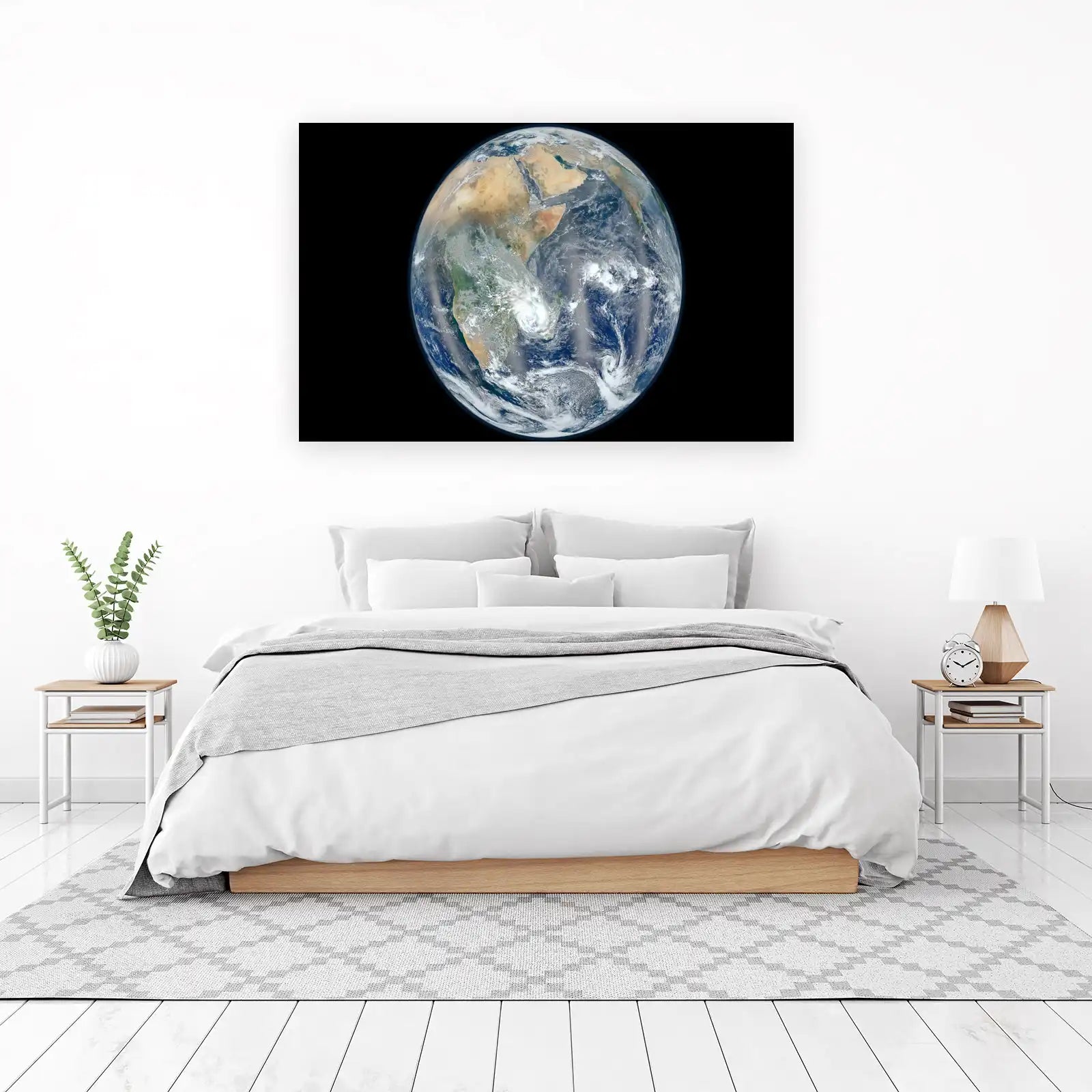 Majestic Earth View: African Coast Wall Art