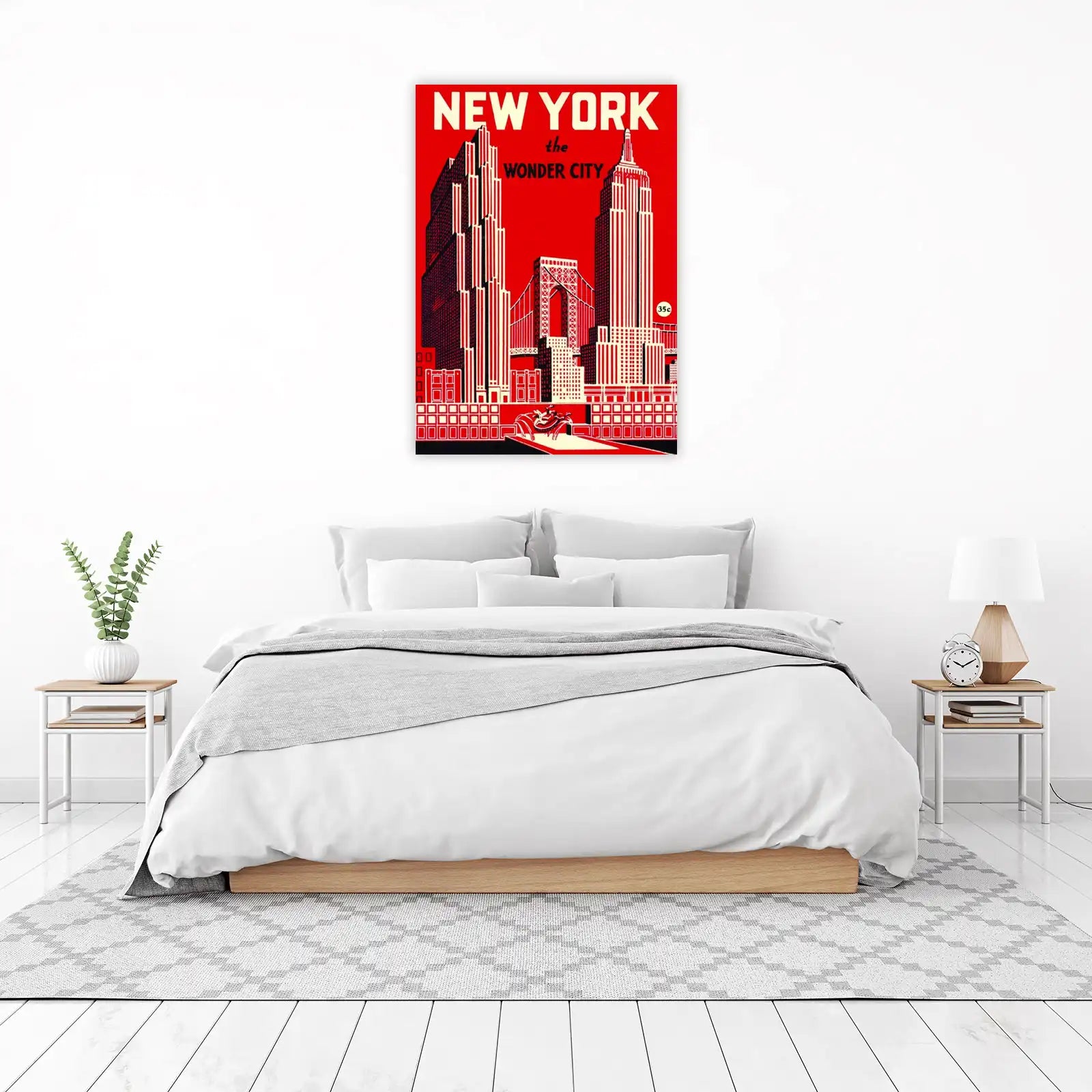 Vintage New York Wonder City Wall Art