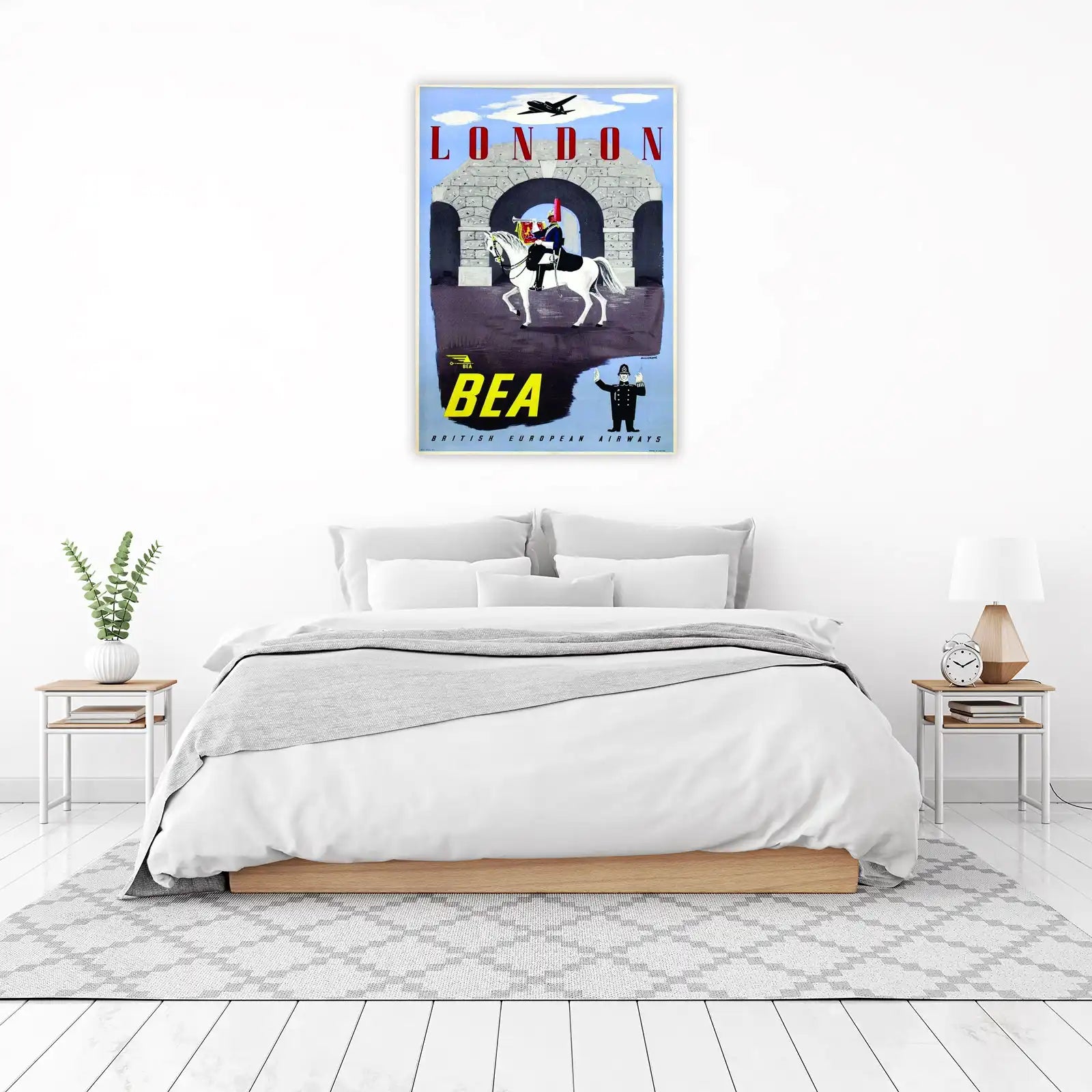 Vintage London Travel Poster Wall Art