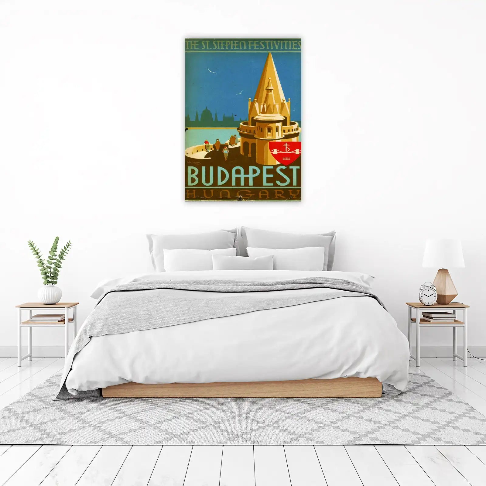 Budapest Fisherman's Bastion Vintage Wall Art