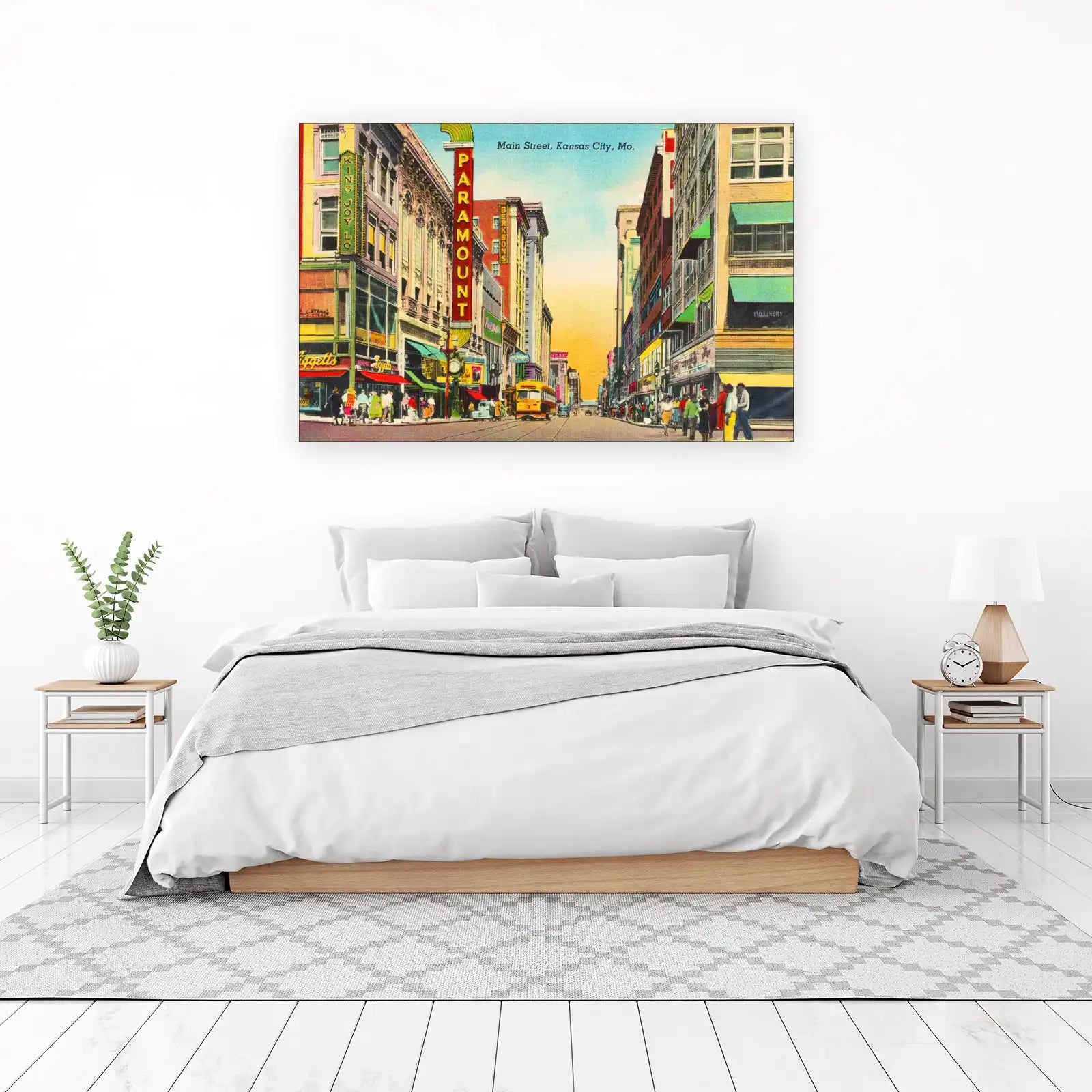 Vintage Kansas City Main Street Wall Art