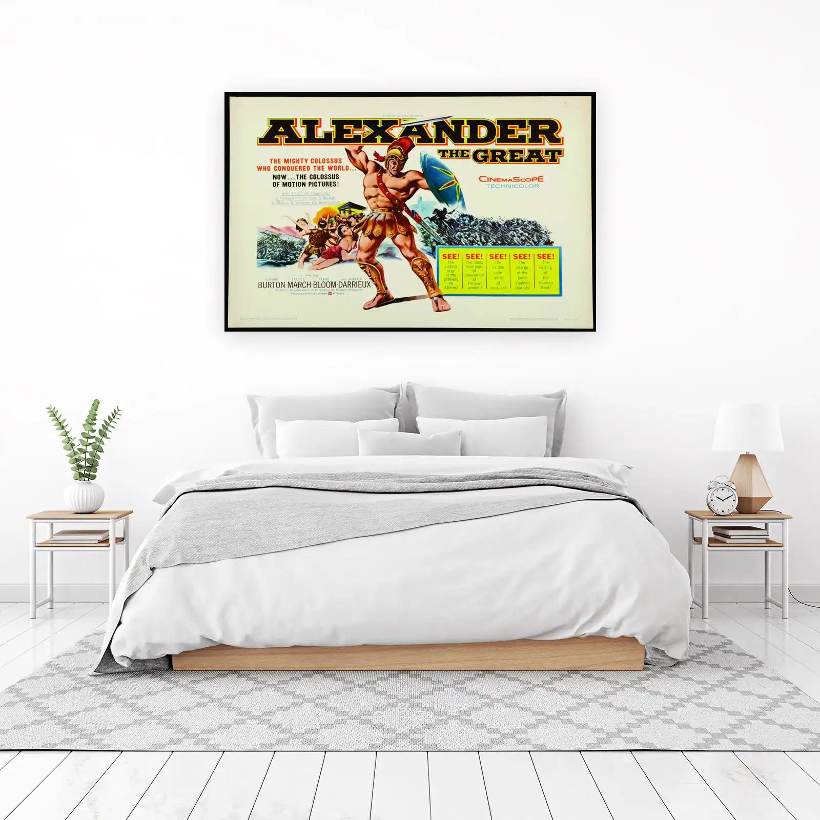Alexander the Great Epic Film Poster Wall Art