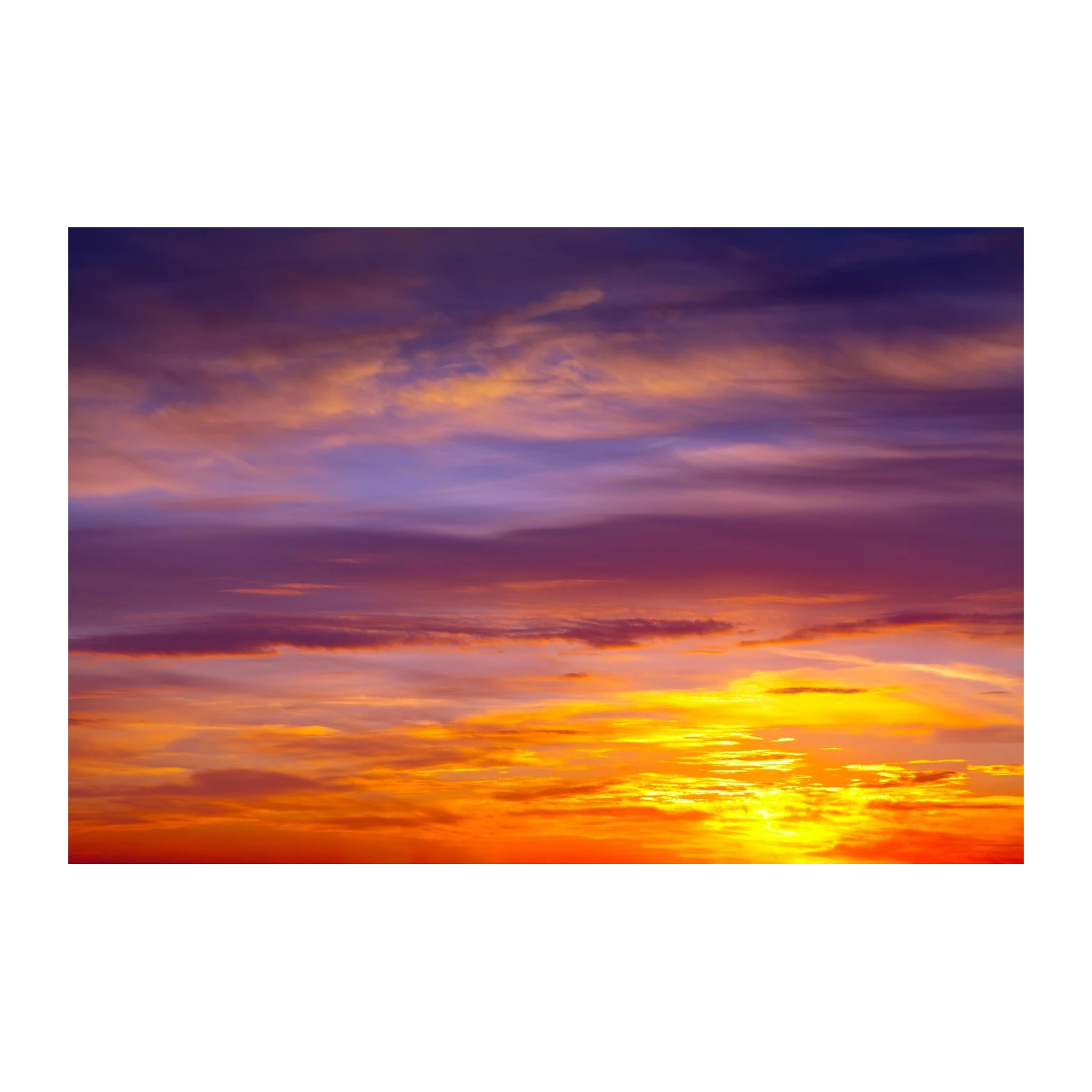 Vibrant Sunset Sky Wall Art