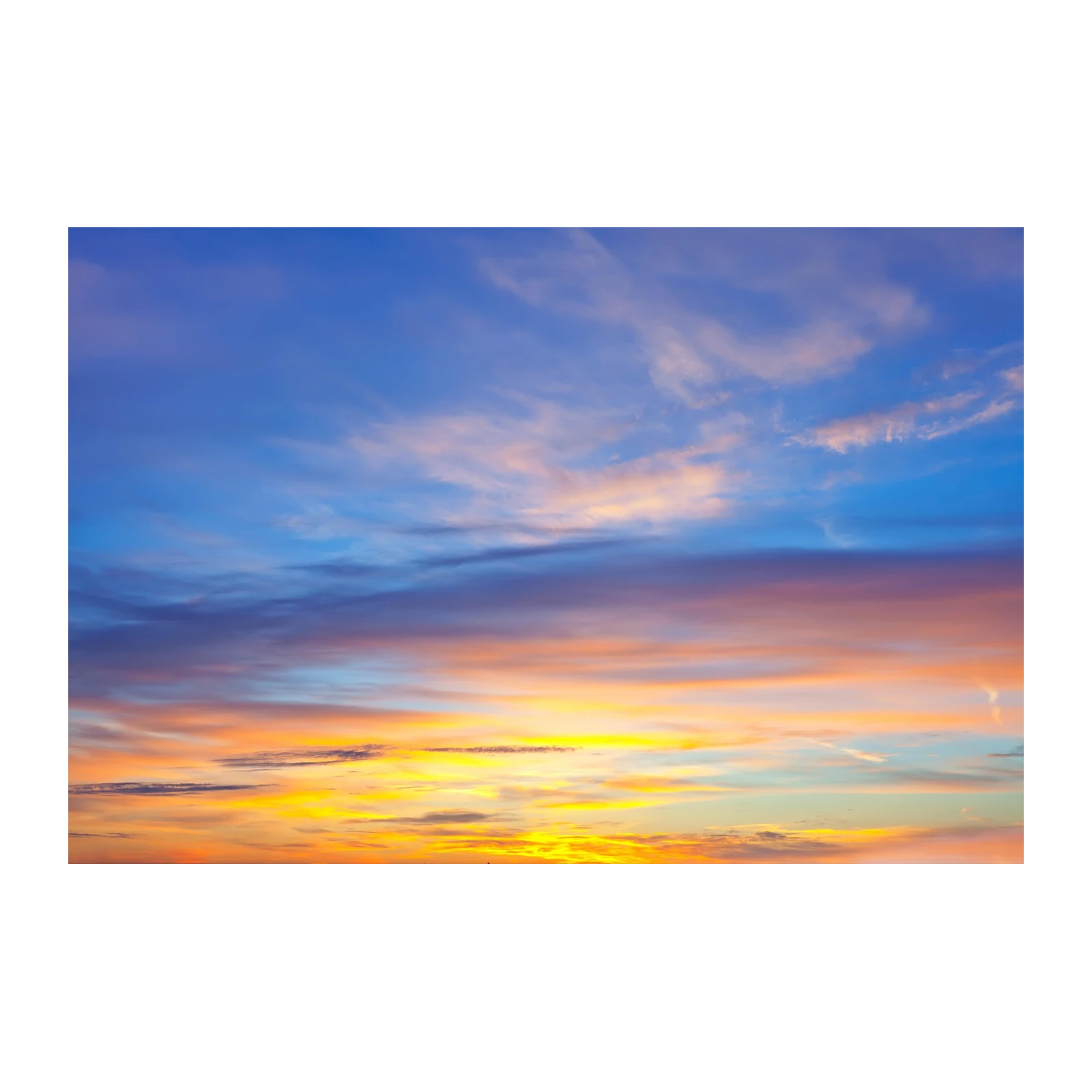 Vibrant Sunset Sky Wall Art