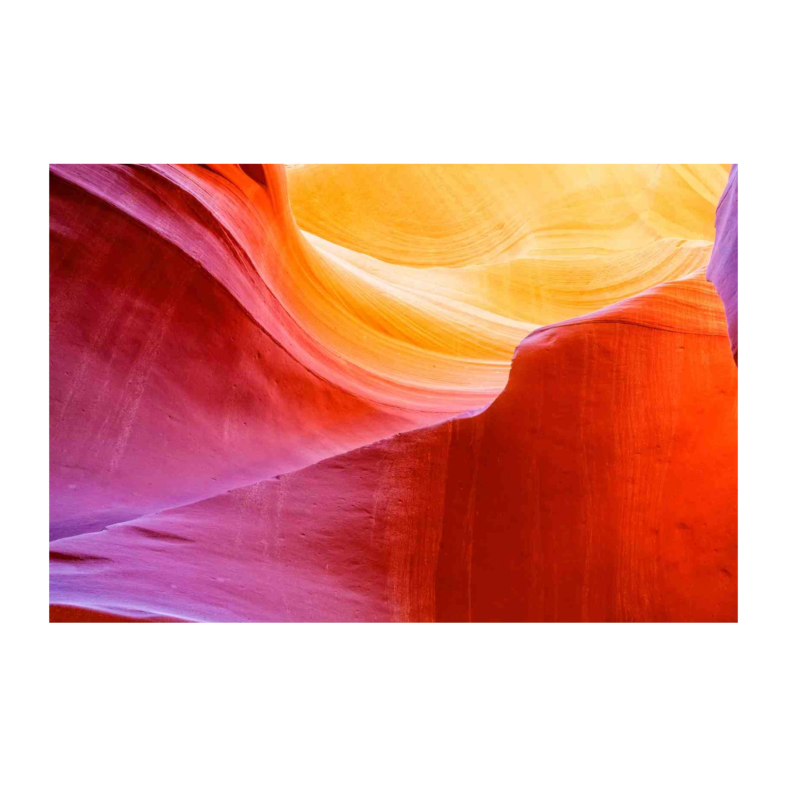 Vibrant Canyon Swirls Wall Art