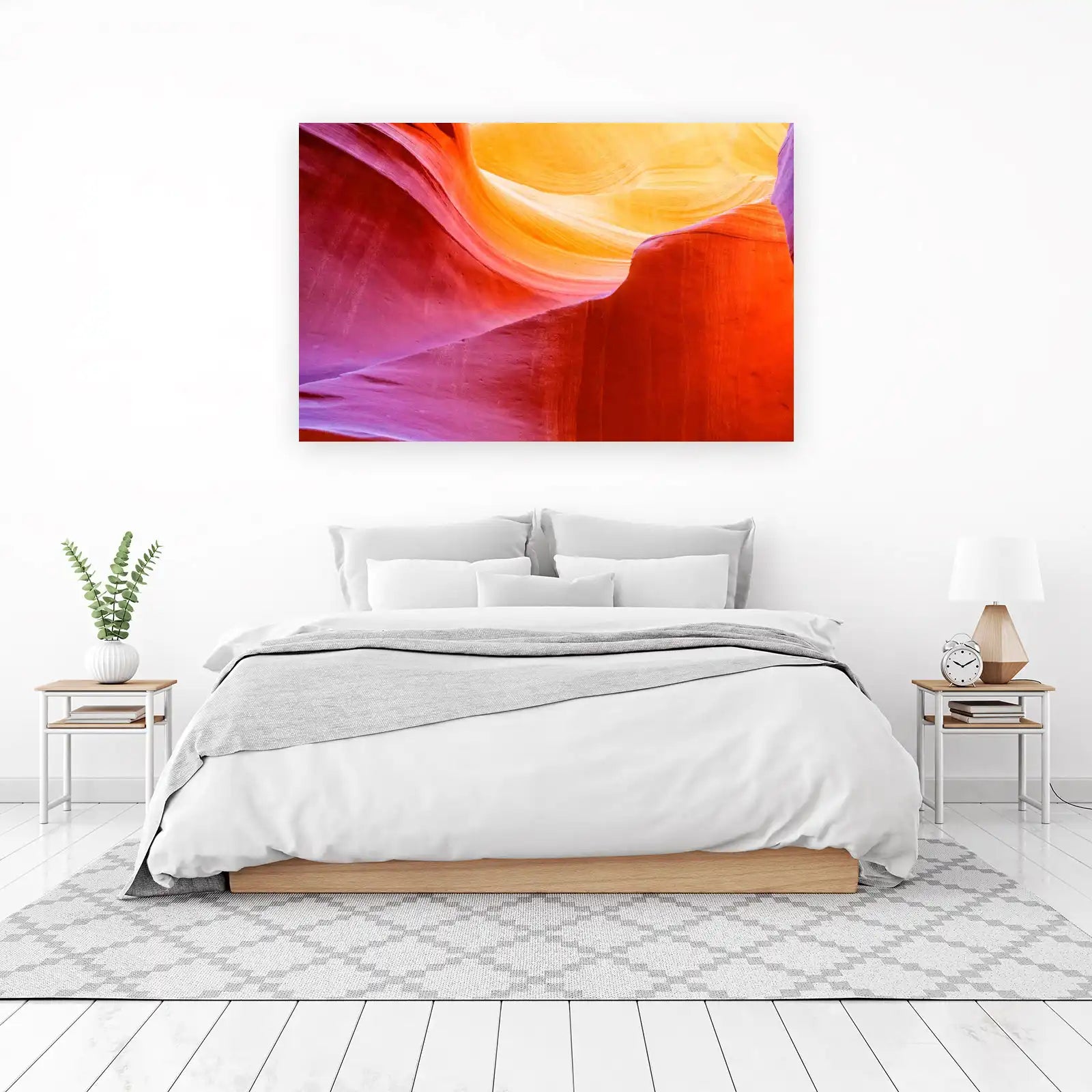 Vibrant Canyon Swirls Wall Art