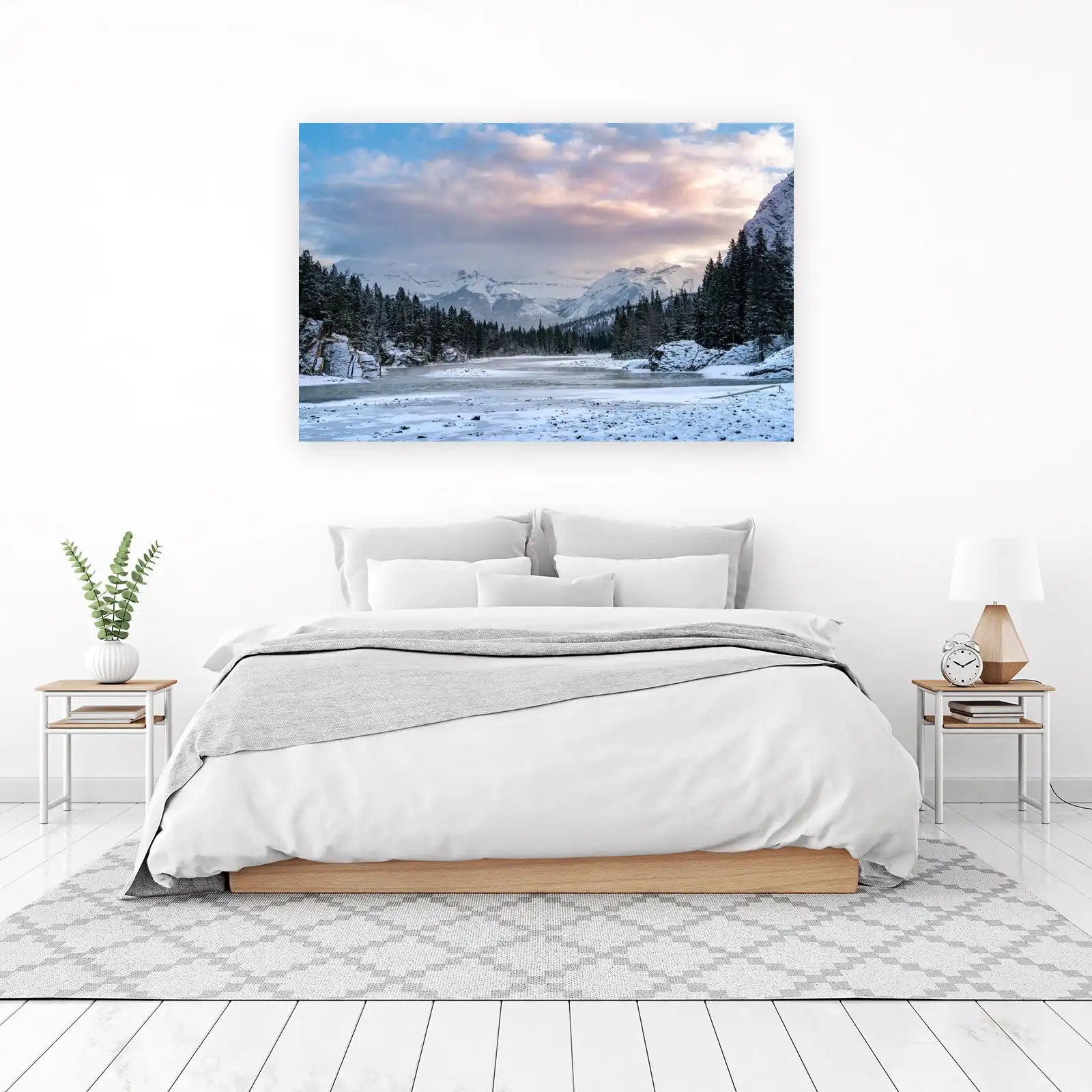 Serene Winter Landscape Wall Art
