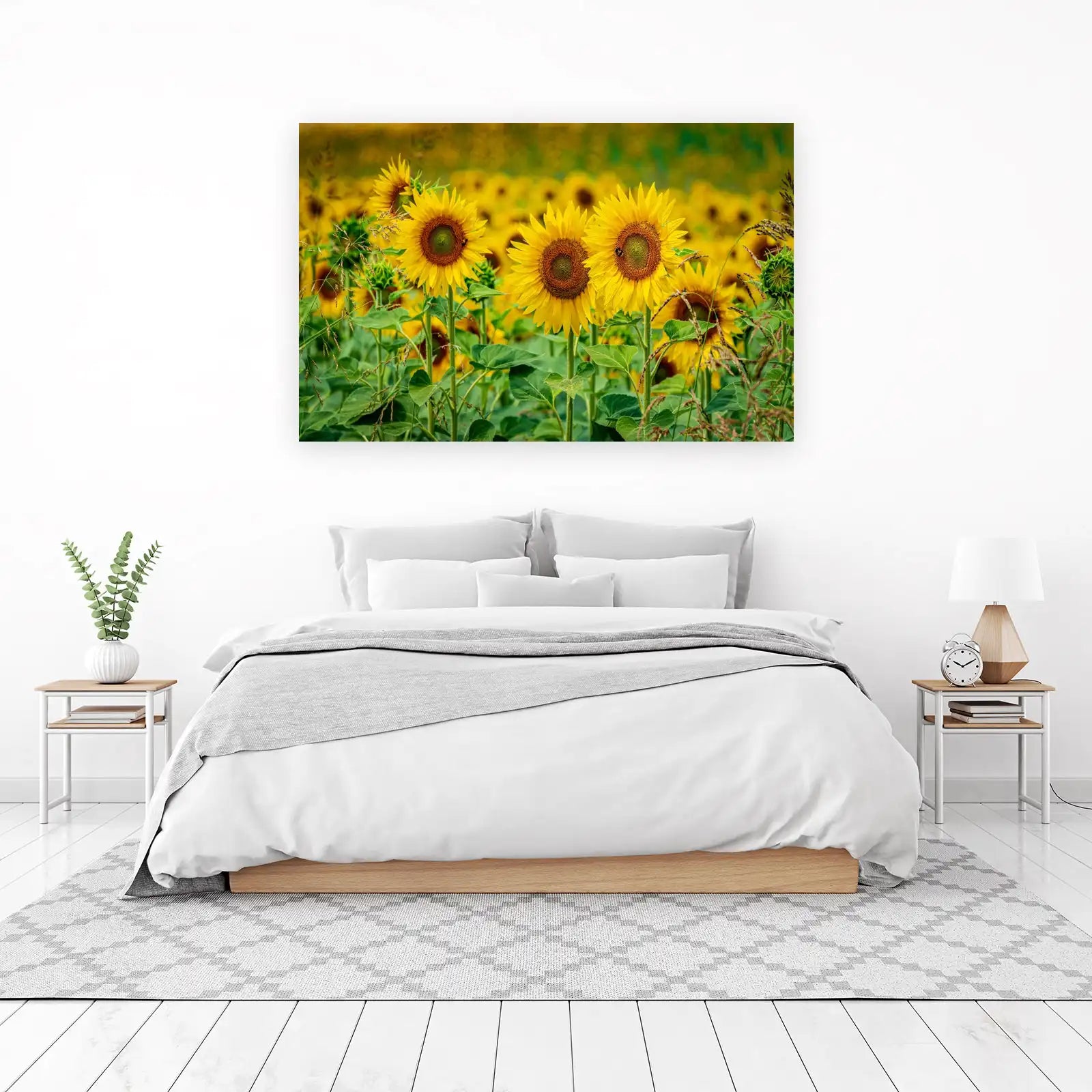 Vibrant Sunflower Field Wall Art