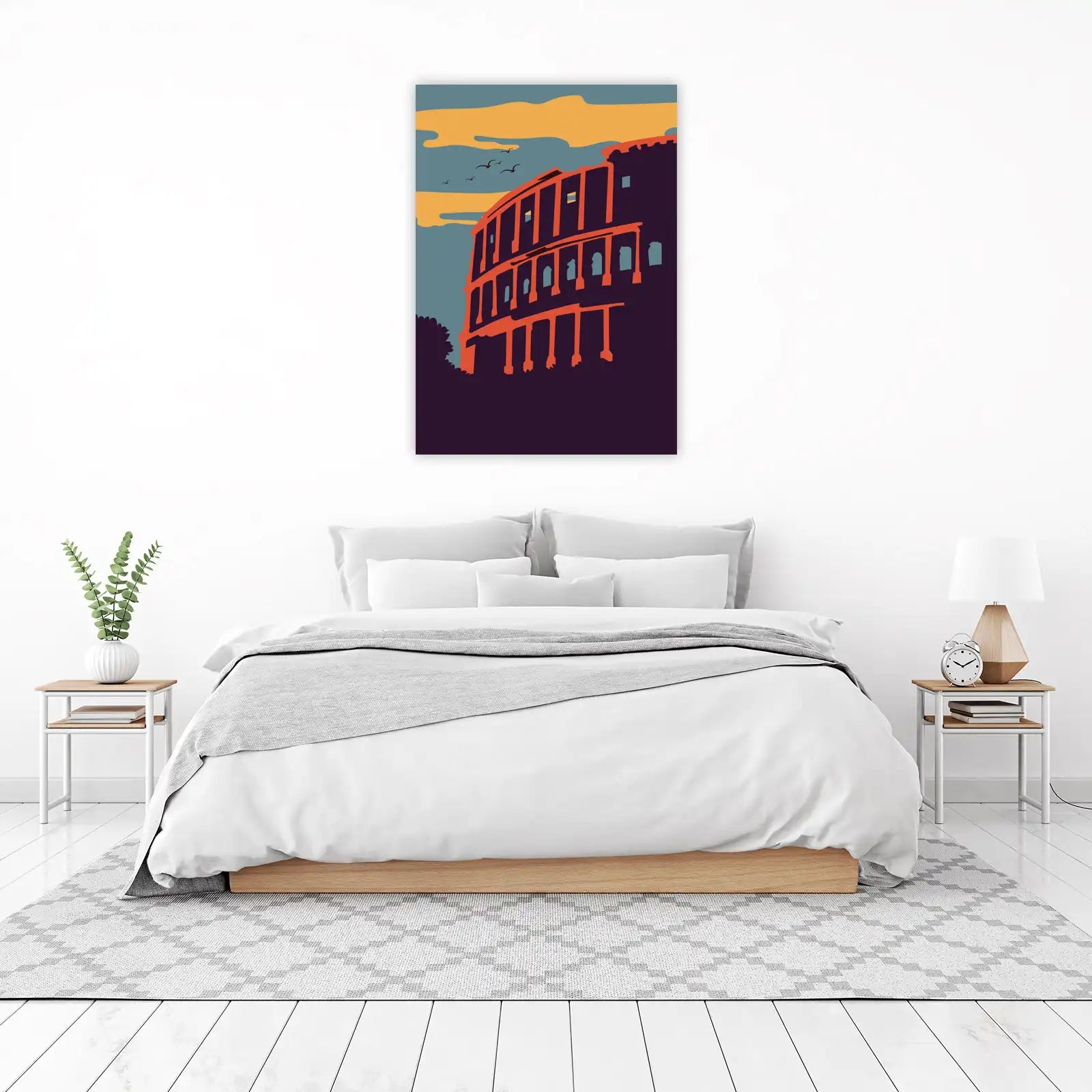 Colosseum Sunset Archway Wall Art