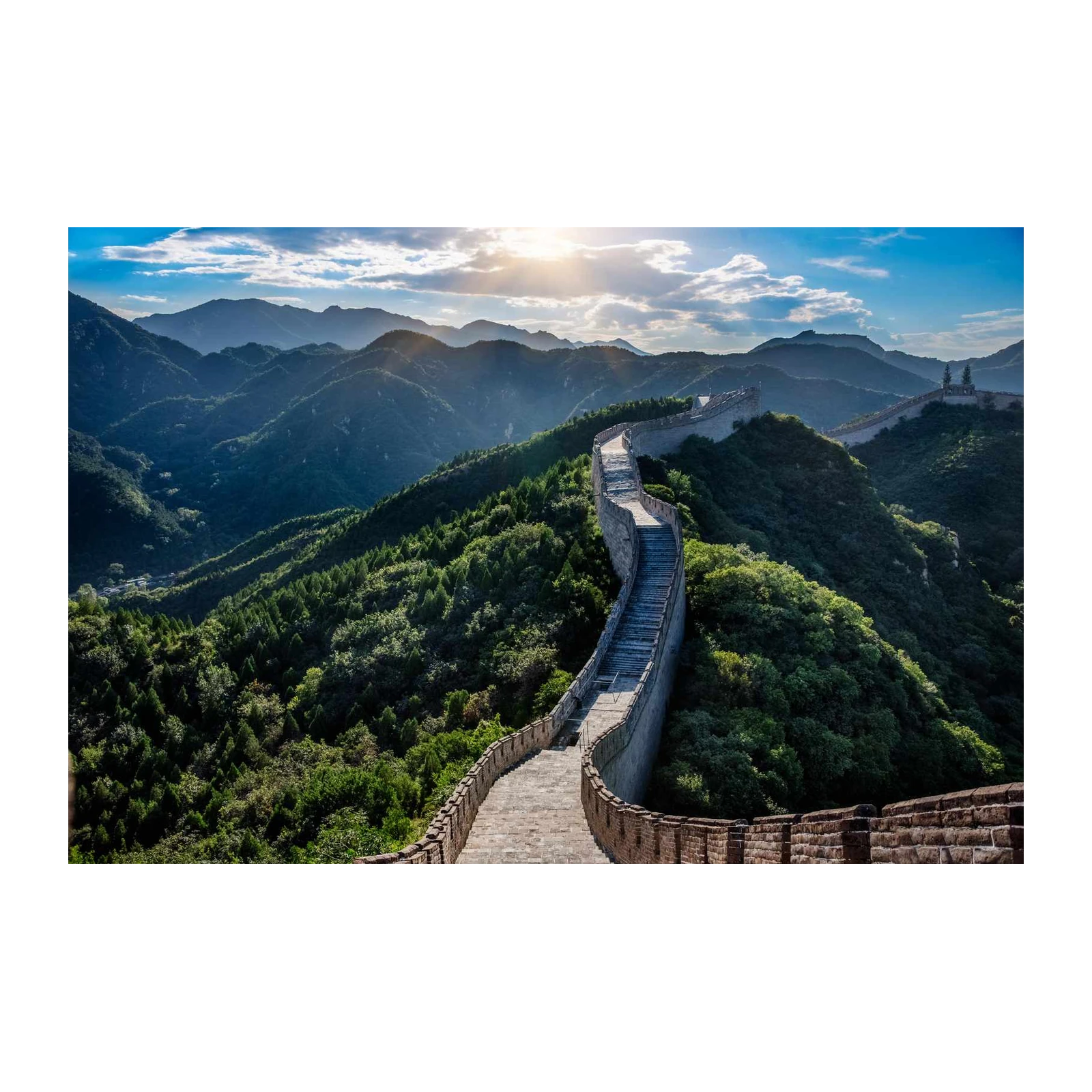Great Wall of China Vista Wall Art