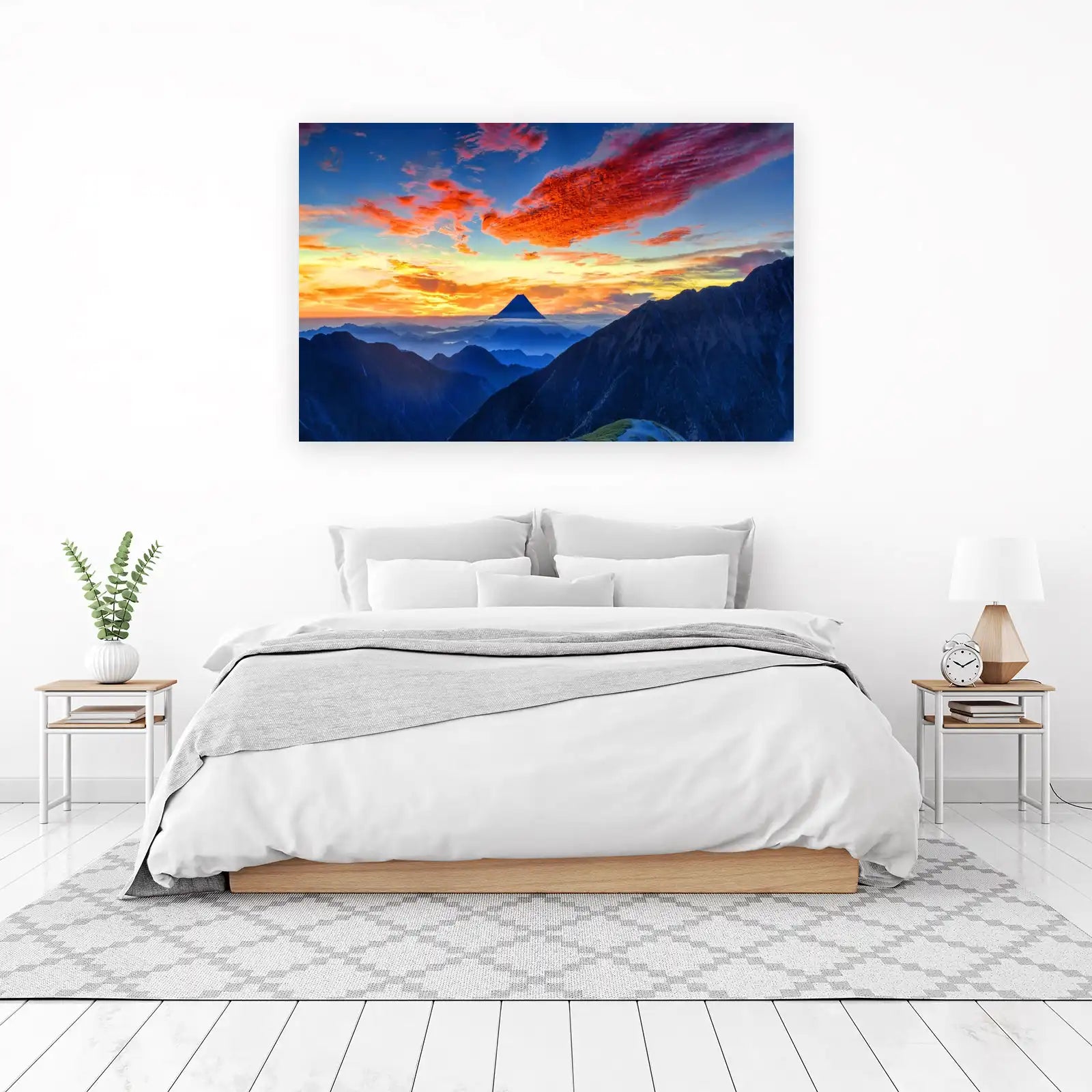 Majestic Fuji Sunrise Mountain Wall Art