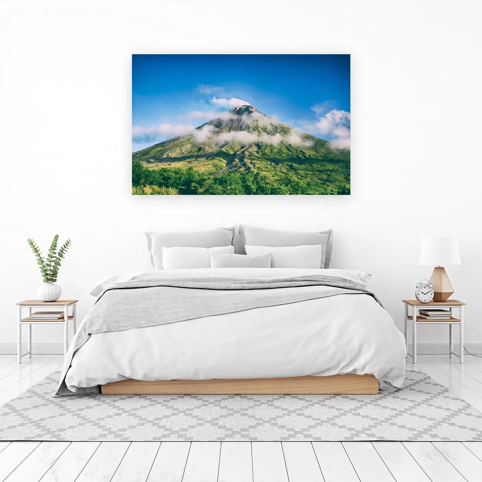 Majestic Volcano Landscape Wall Art