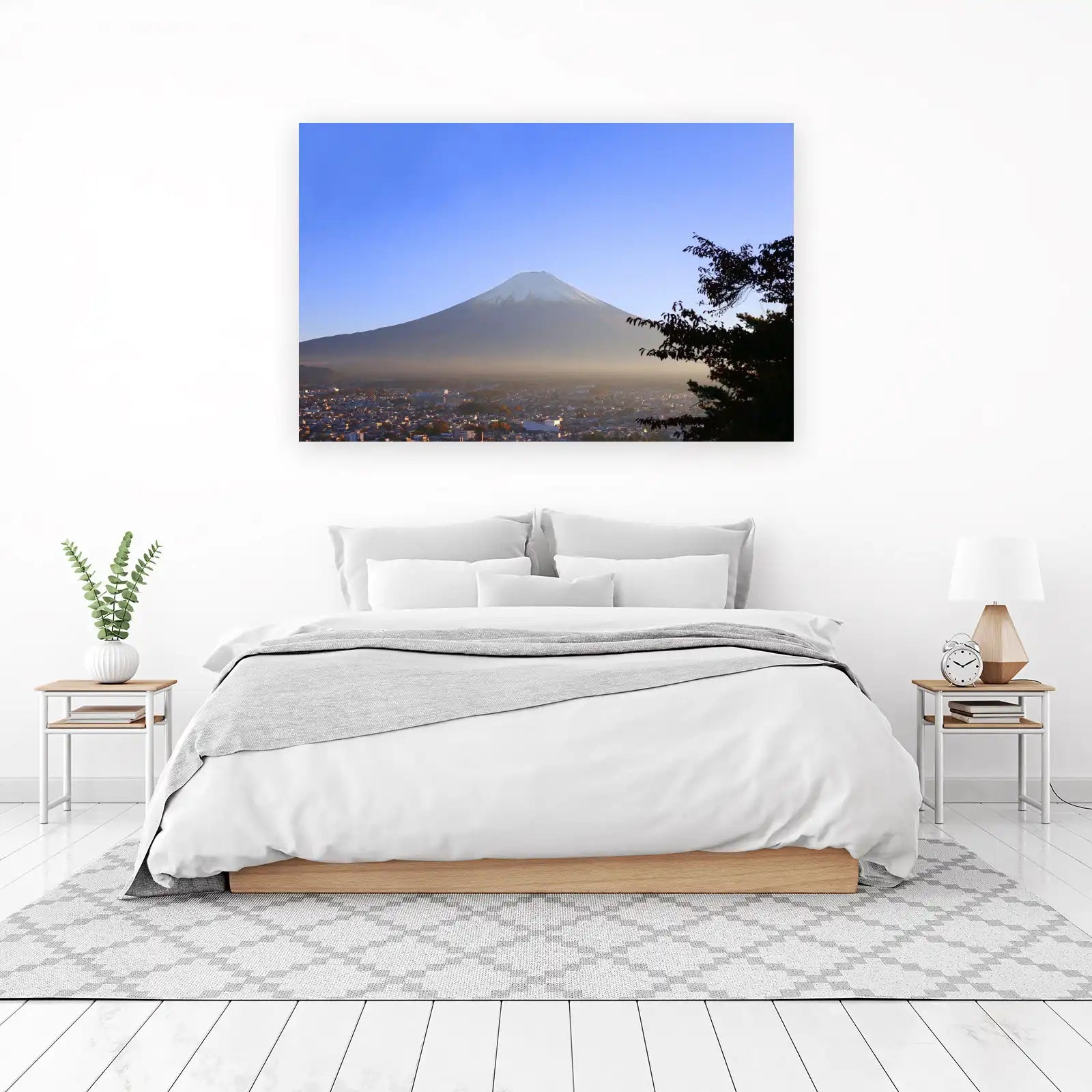 Serene Mt. Fuji Sunrise Landscape Wall Art