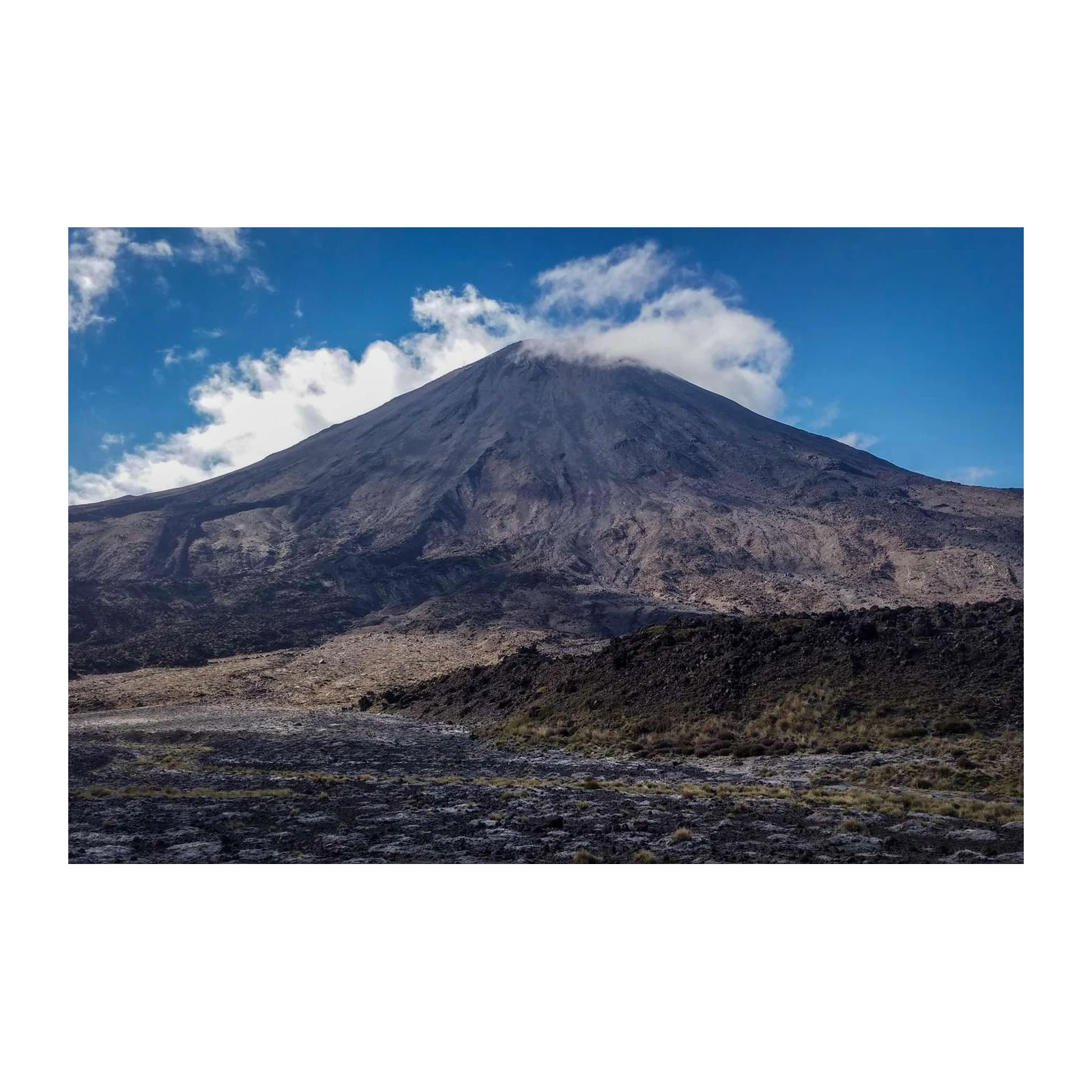 Majestic Volcano Landscape Wall Art