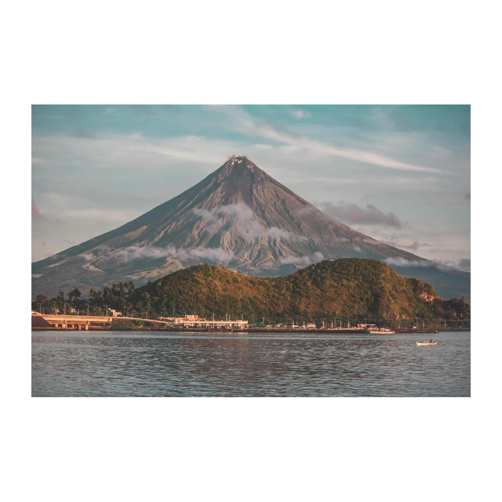 Majestic Volcano Landscape Wall Art
