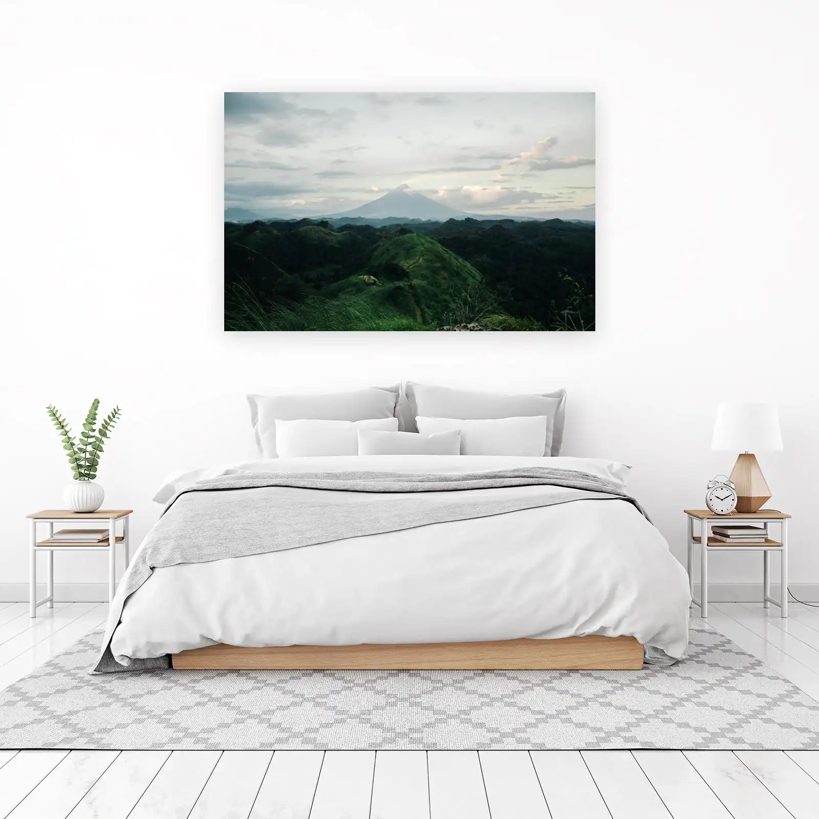 Majestic Volcano Landscape Wall Art