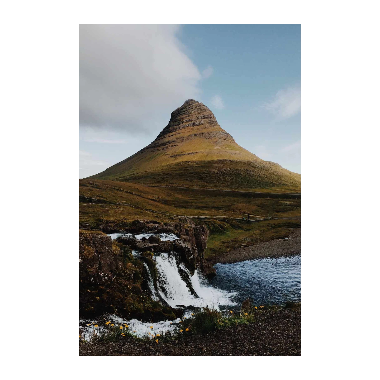 Iconic Kirkjufell Iceland Waterfall Wall Art