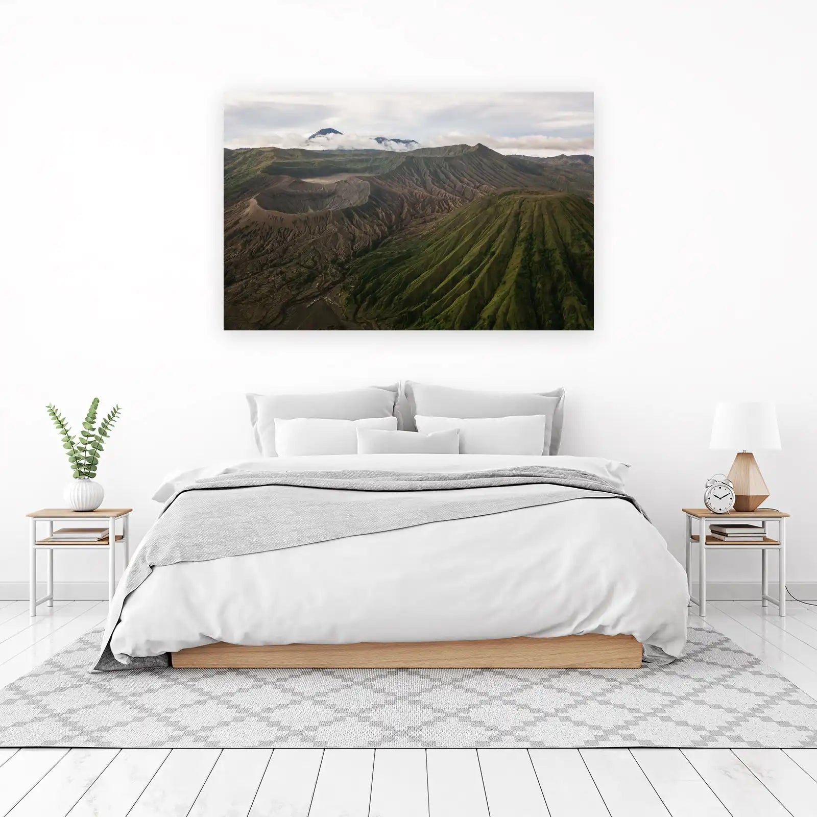 Majestic Volcano Landscape Wall Art