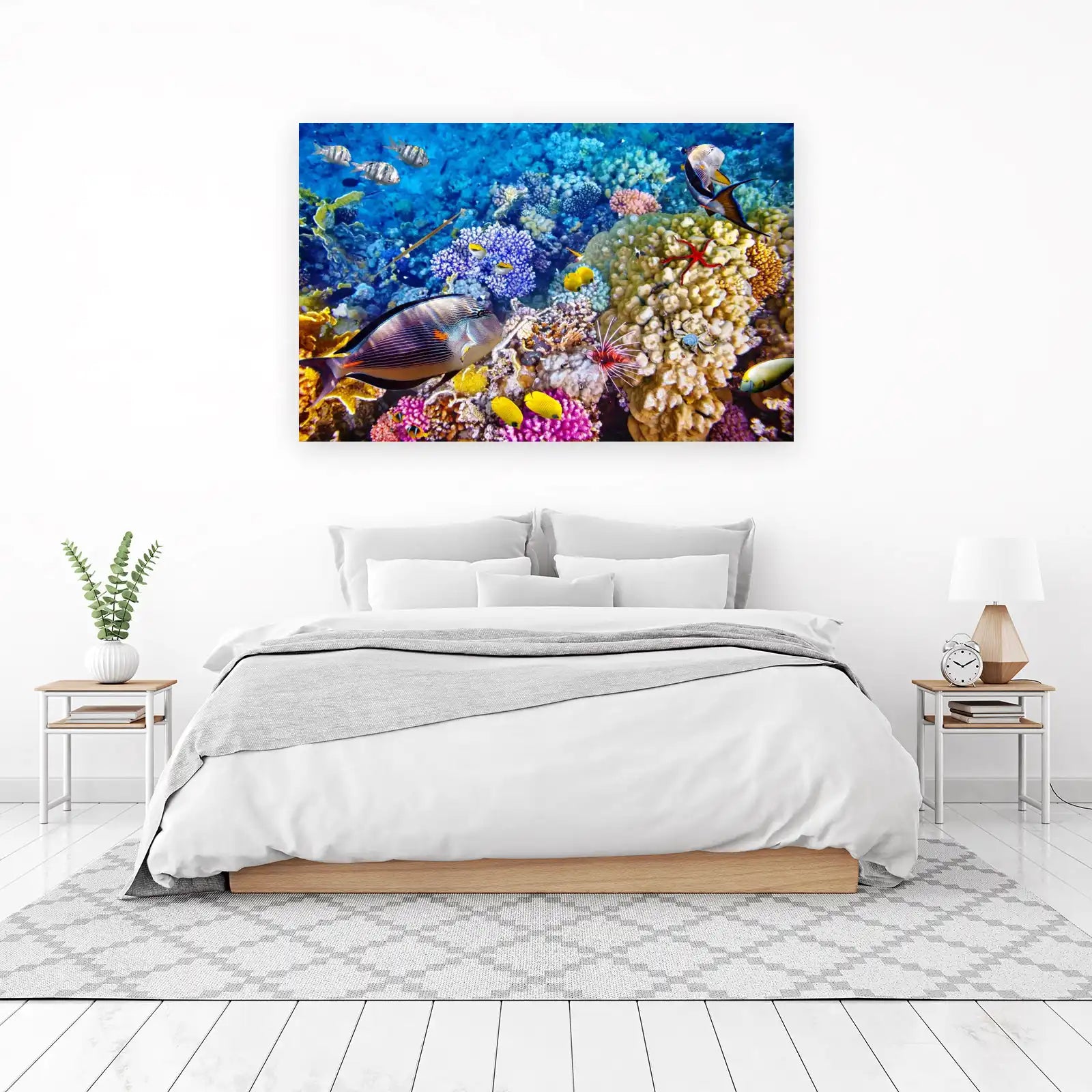 Vibrant Coral Reef Fish Wall Art