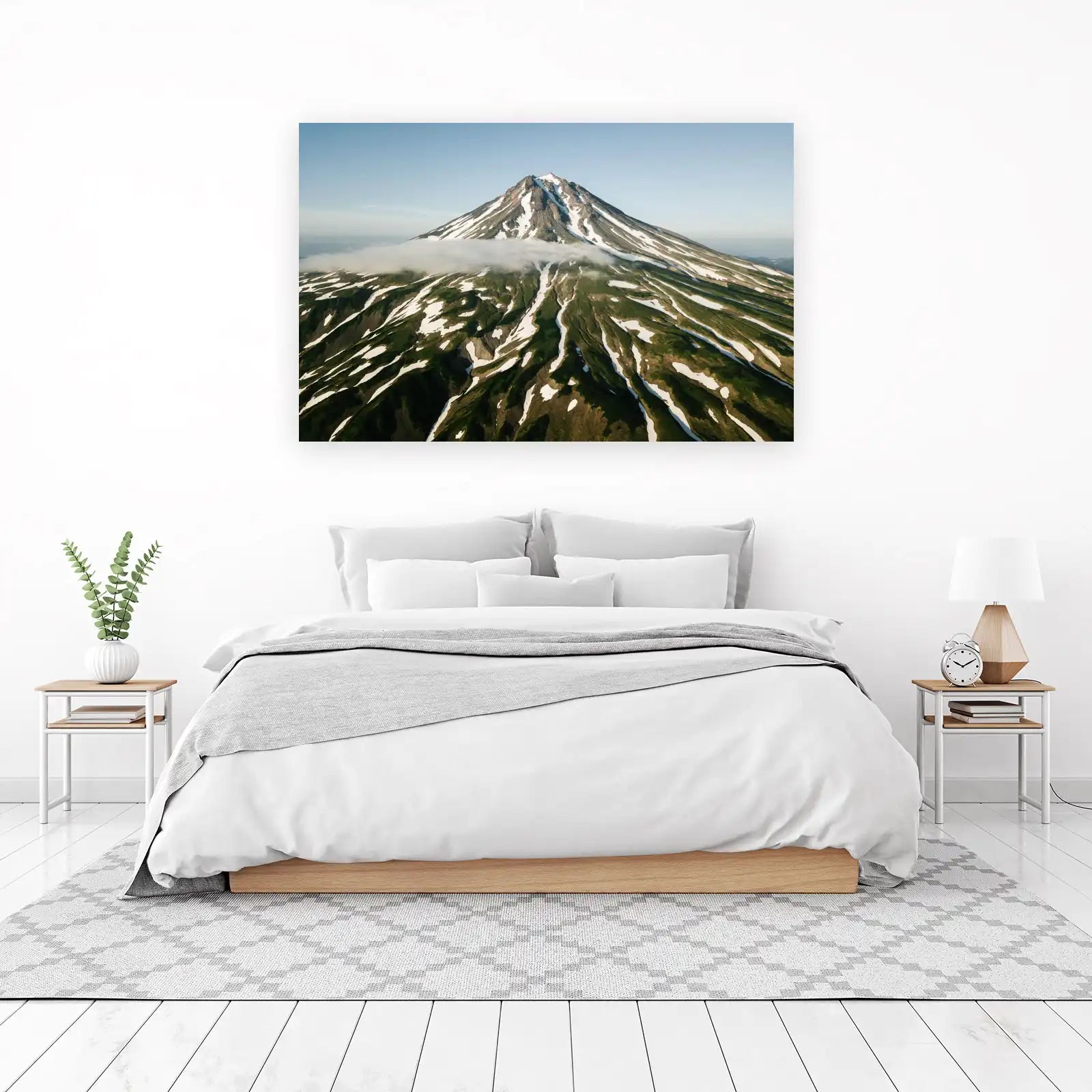 Majestic Volcano Landscape Wall Art