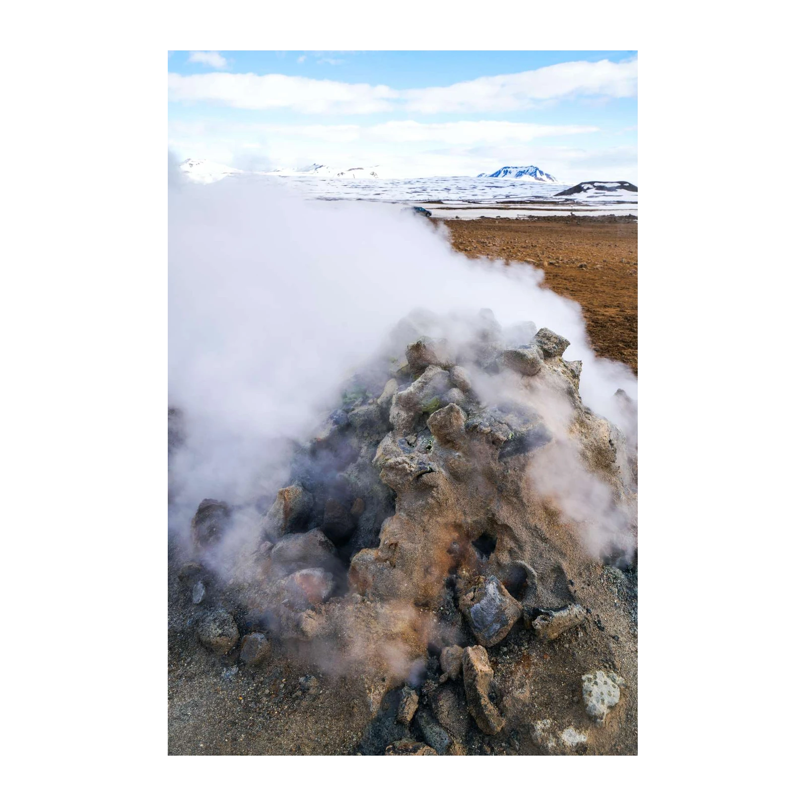 Icelandic Geothermal Landscape Wall Art