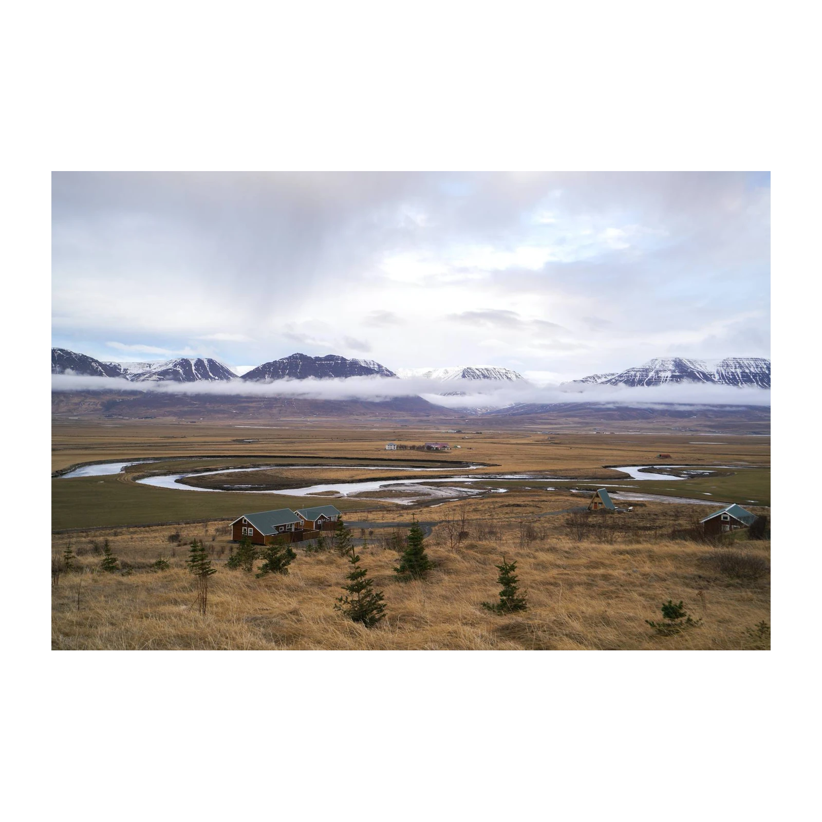 Icelandic Serenity Landscape Wall Art