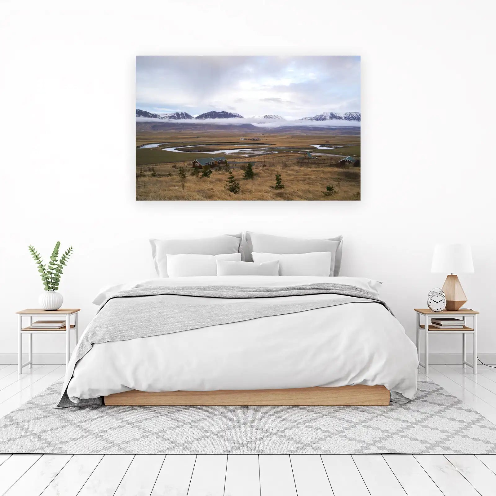 Icelandic Serenity Landscape Wall Art