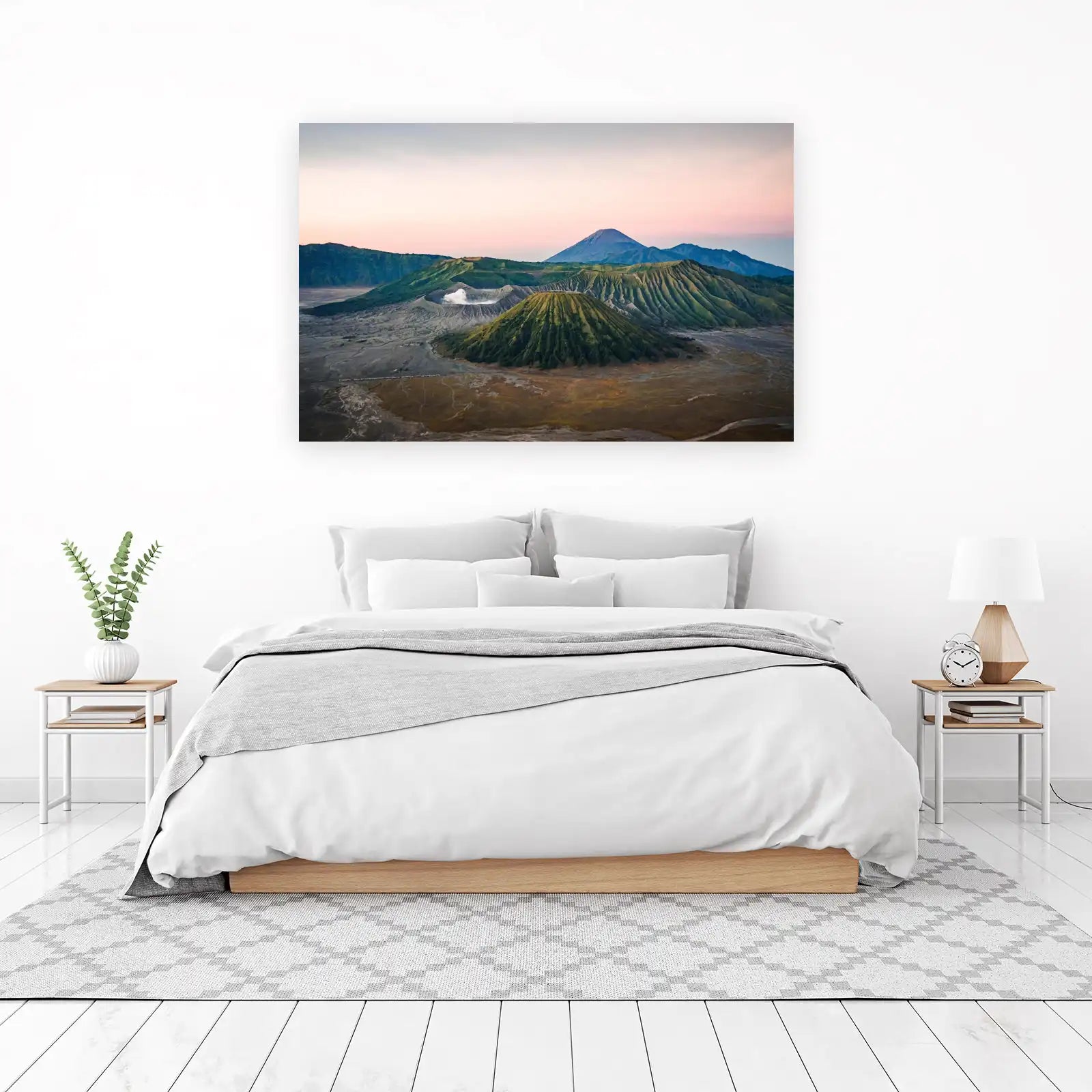 Bromo Volcano Sunrise Landscape Wall Art
