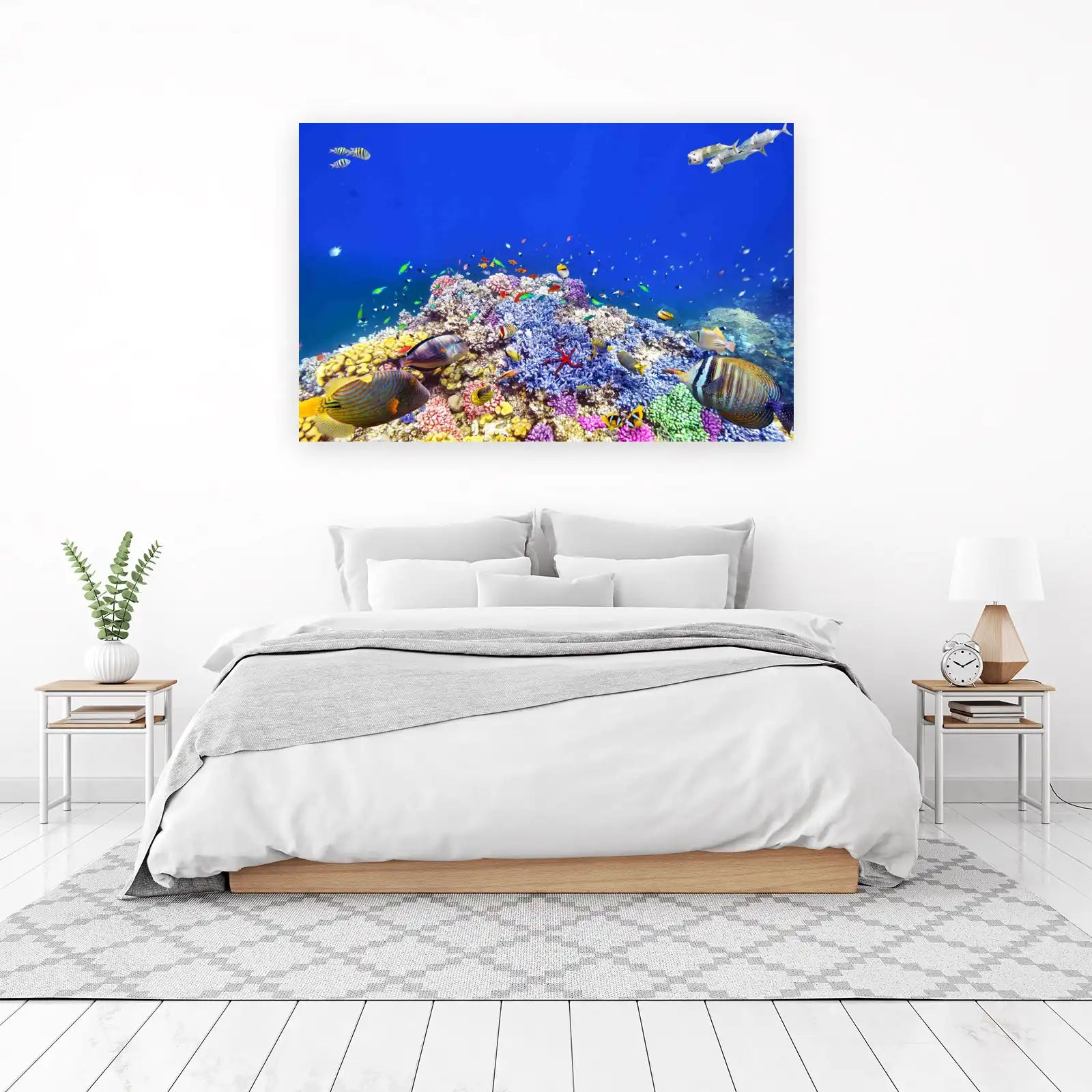 Vibrant Coral Reef Fish Wall Art