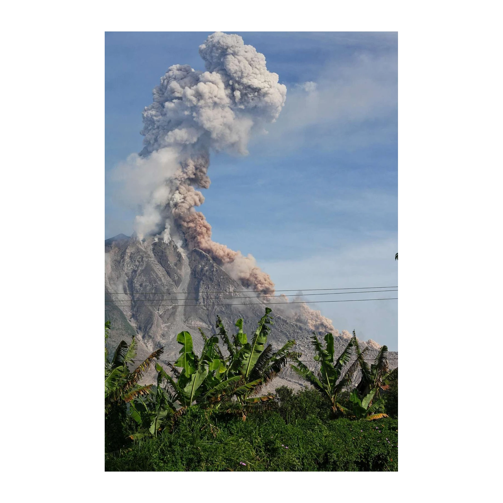 Majestic Volcano Eruption Wall Art
