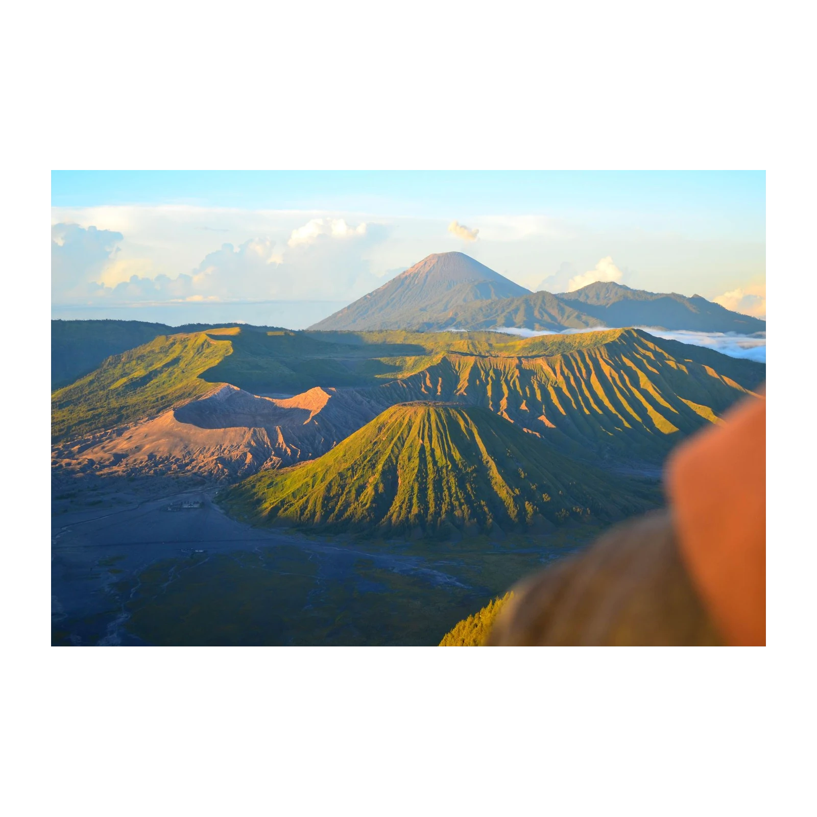 Volcanic Landscape Sunrise Wall Art
