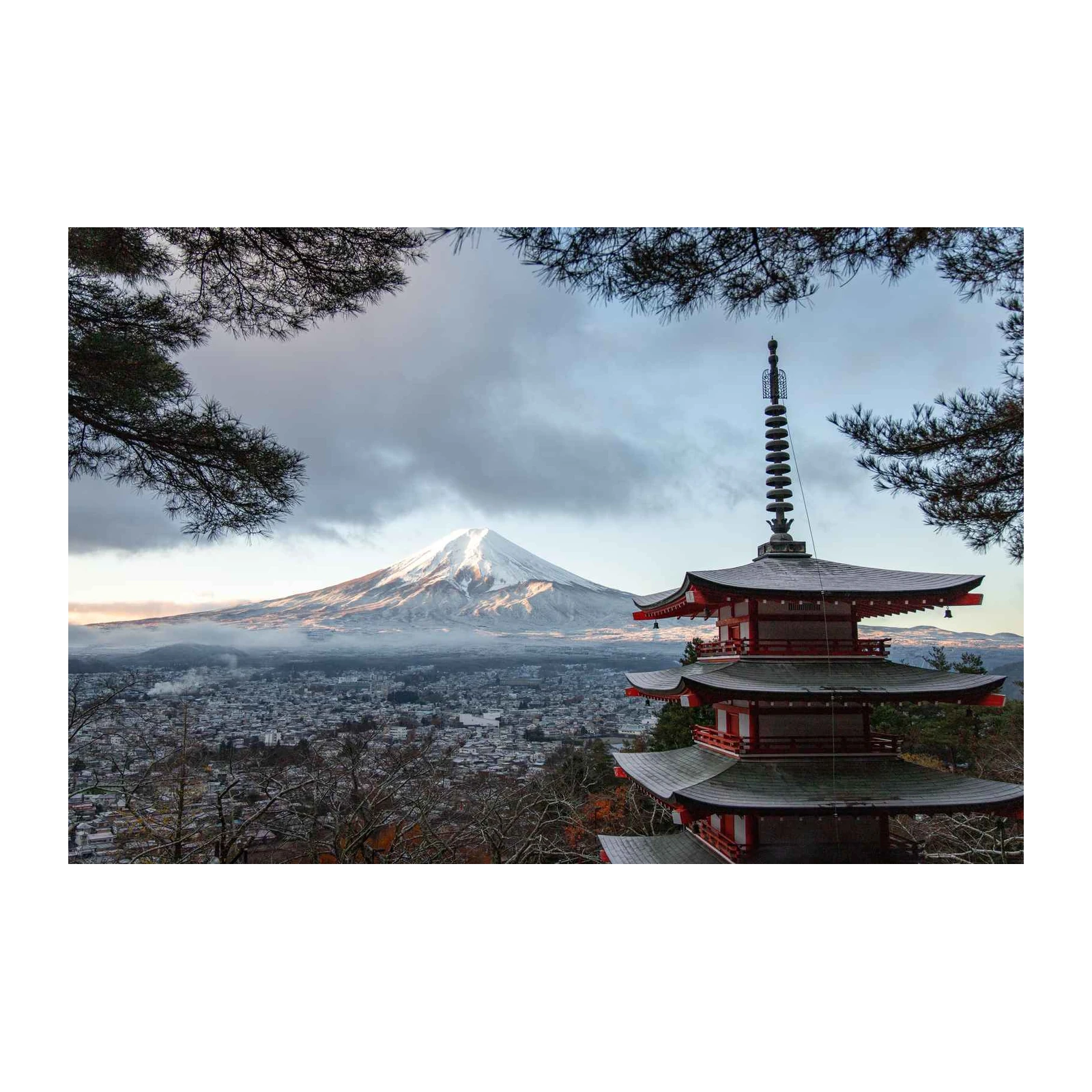 Iconic Fuji & Pagoda Japan Wall Art