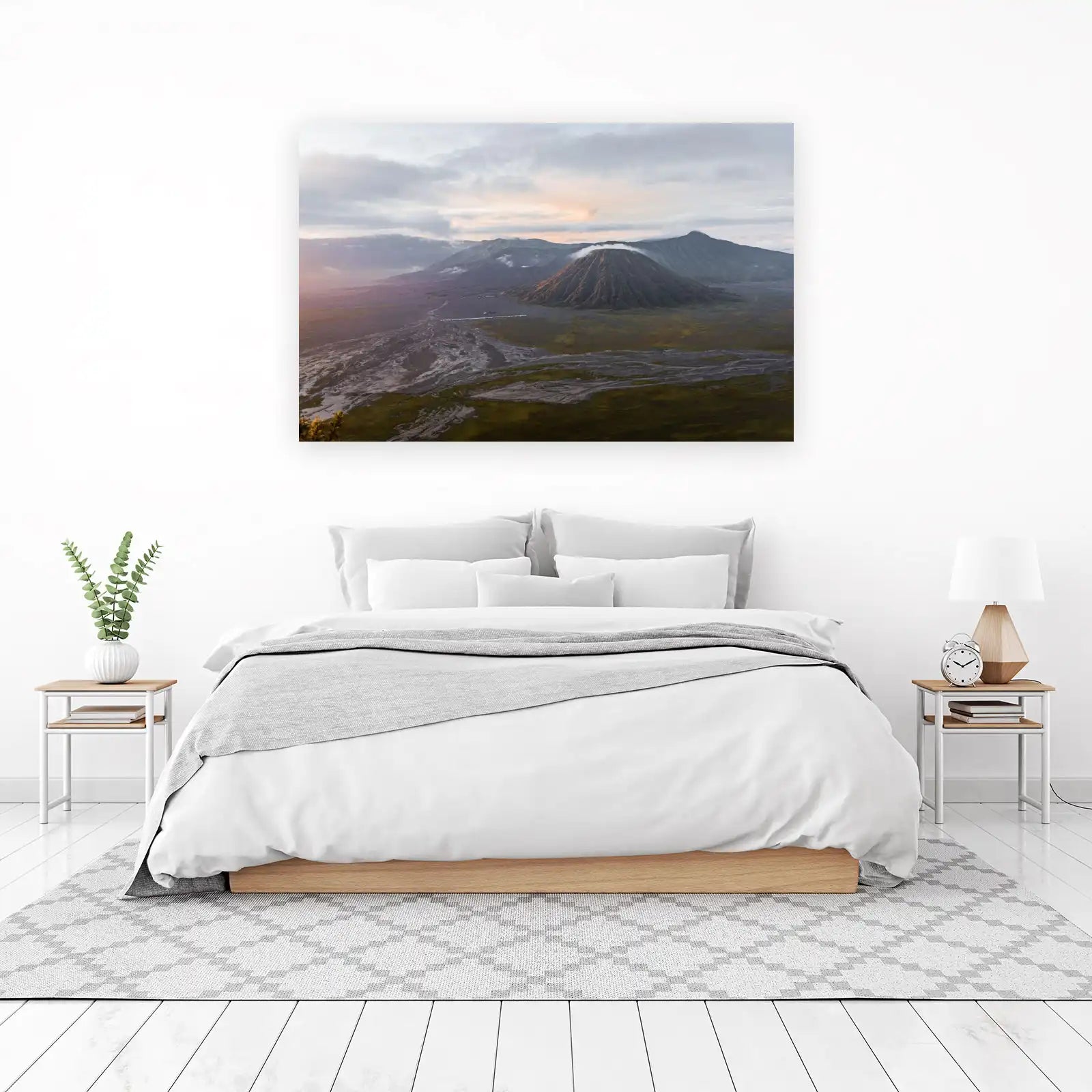 Majestic Volcano Landscape Wall Art