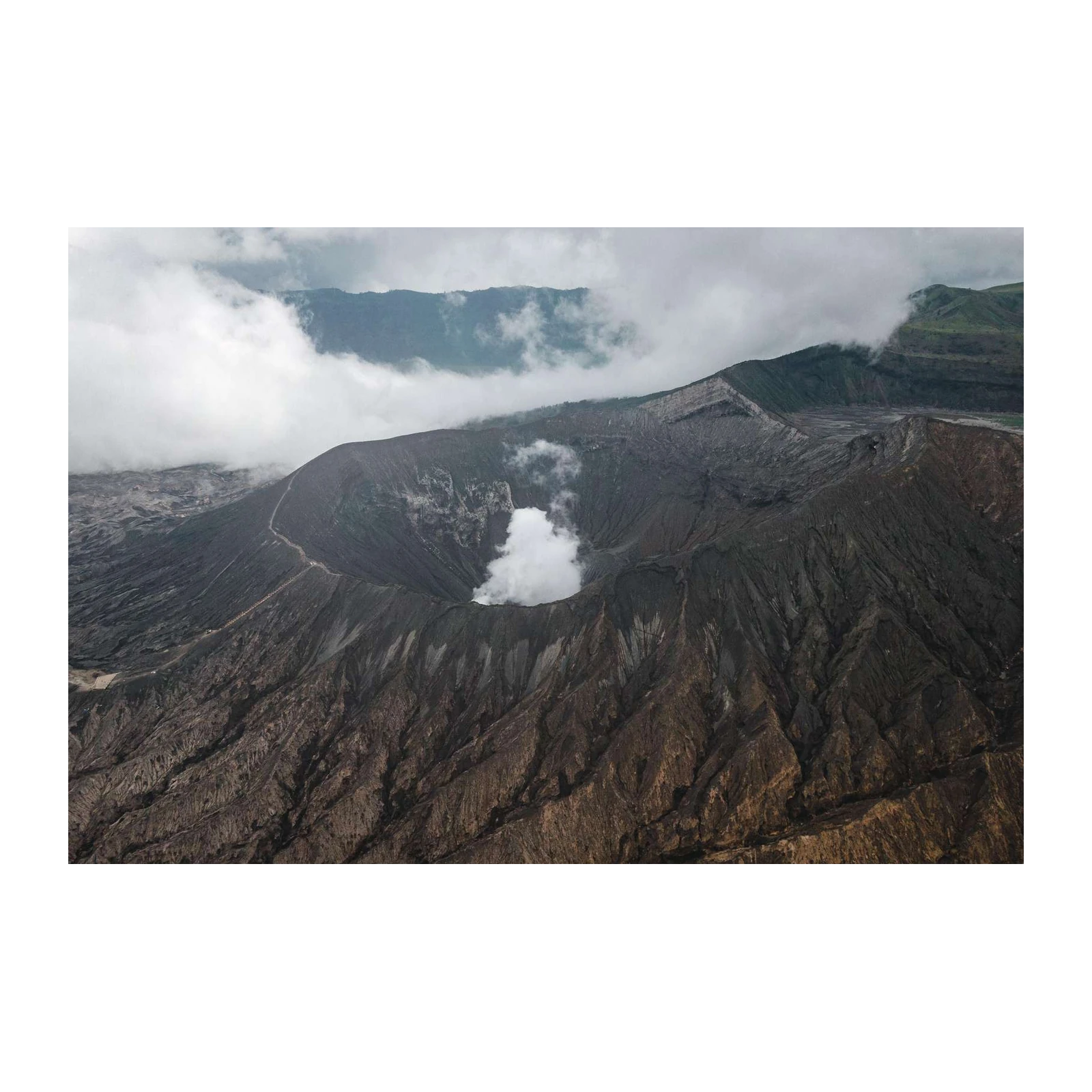 Majestic Volcano Landscape Wall Art