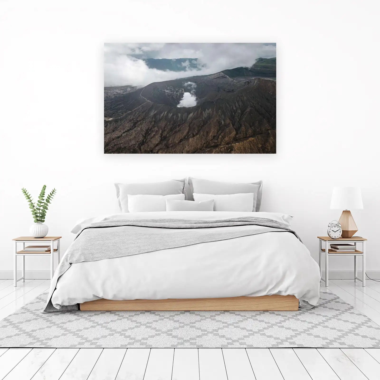 Majestic Volcano Landscape Wall Art