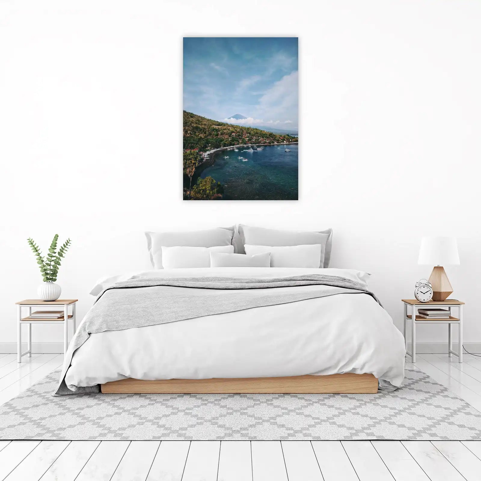 Tranquil Bali Bay Landscape Wall Art