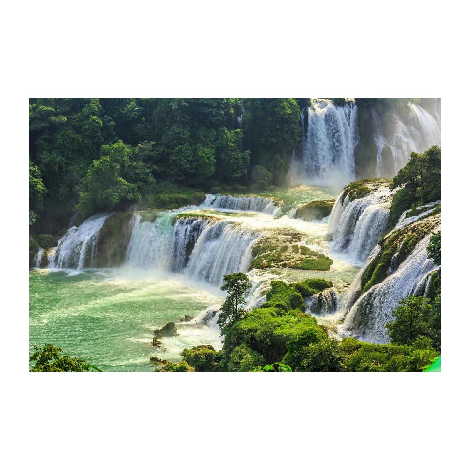 Majestic Waterfall Landscape Wall Art